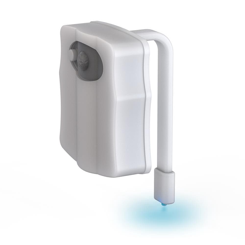 slide 4 of 6, Utilitech White Toilet seat night light, 1 ct