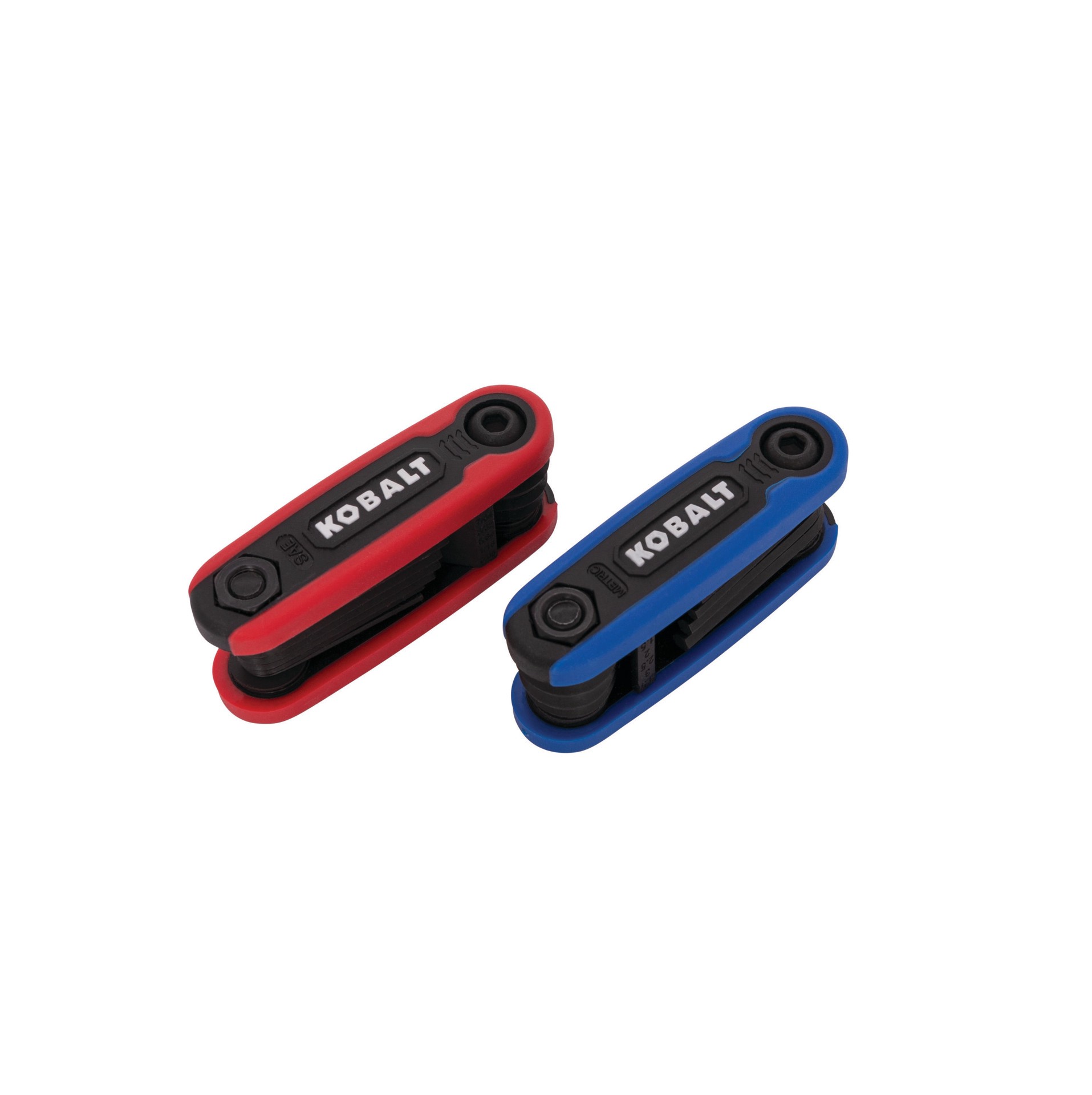 slide 2 of 5, Kobalt Assorted Metric and standard (SAE) 17 -Pieces Hex key set, 1 ct