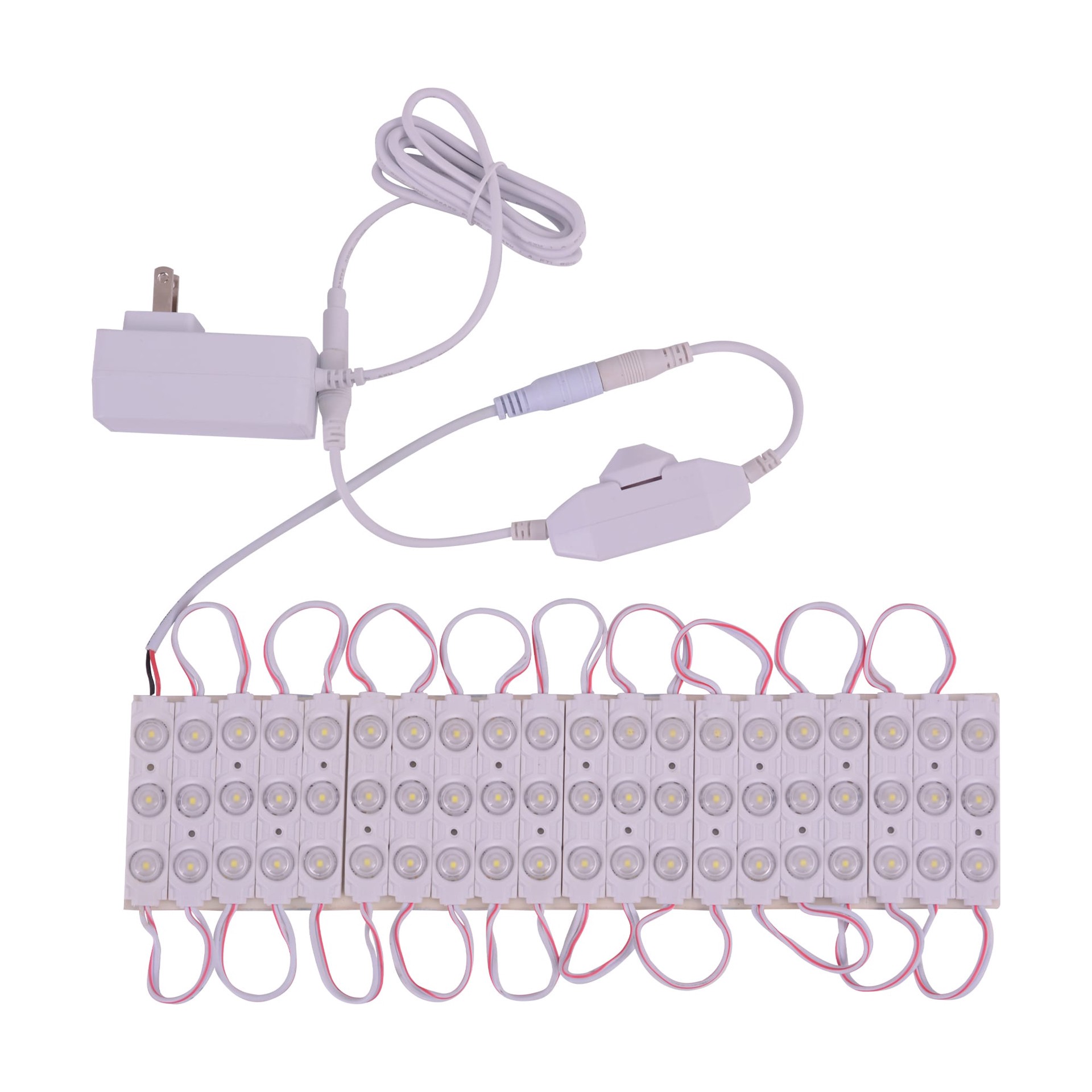 slide 2 of 6, Project Source 2.56-in 1 -Light White Integrated LED Modern/contemporary Vanity light, 1 ct