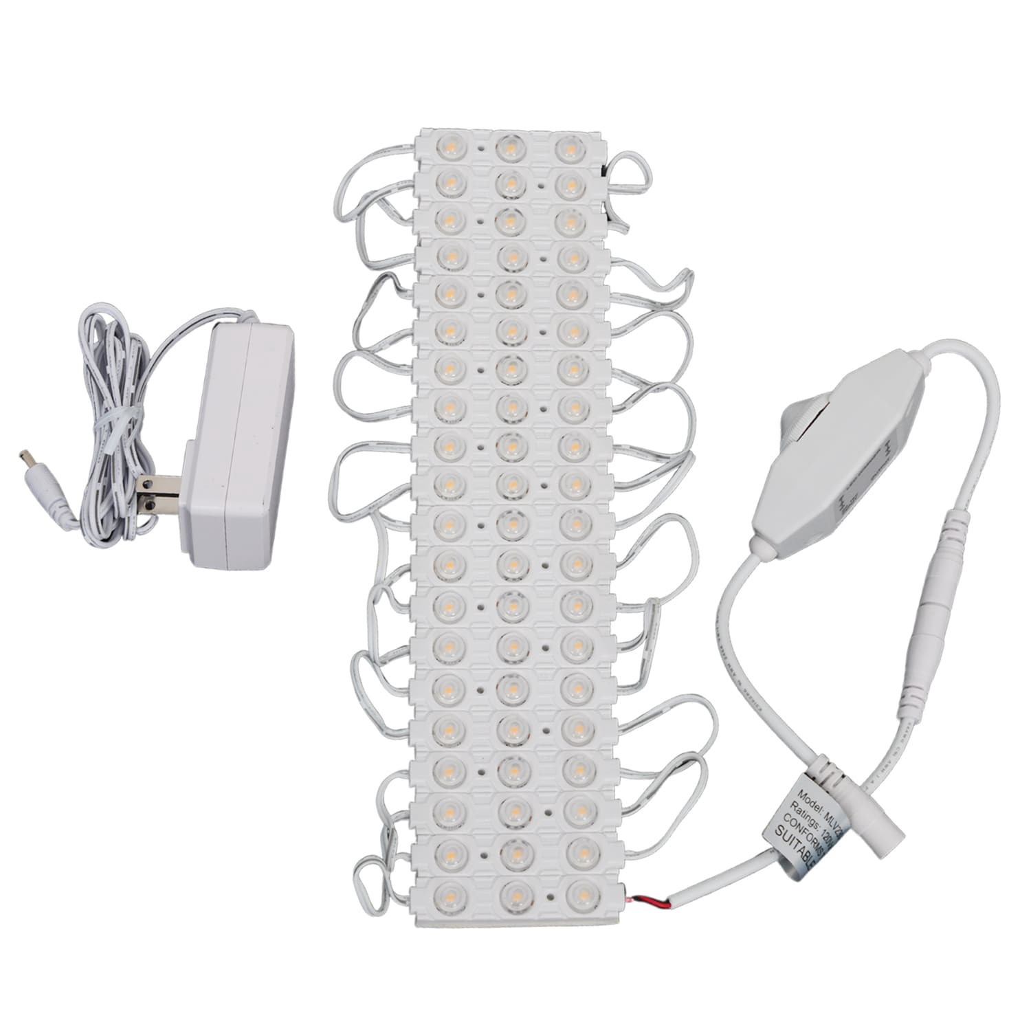 slide 4 of 6, Project Source 2.56-in 1 -Light White Integrated LED Modern/contemporary Vanity light, 1 ct