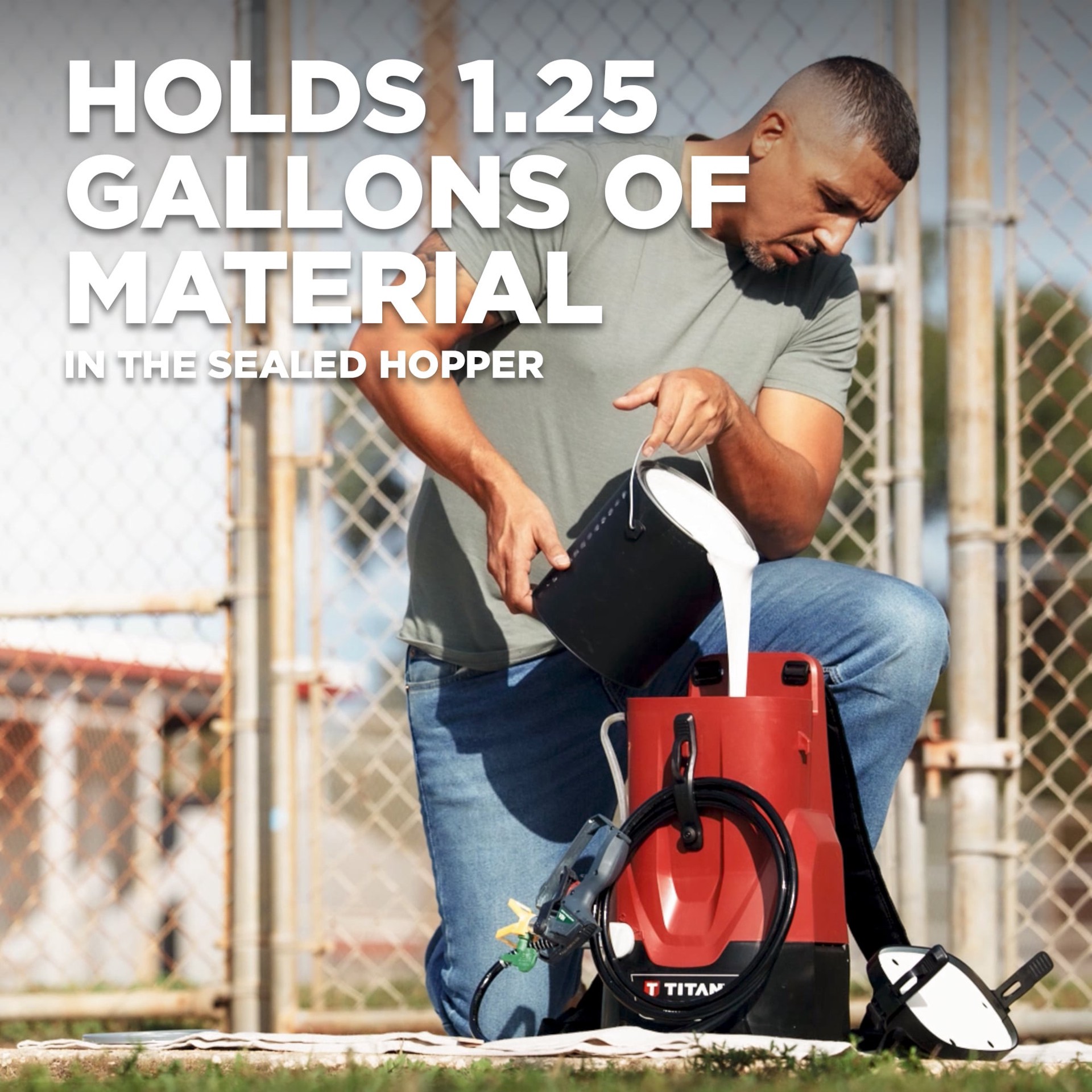 slide 5 of 6, Titan ControlMax 1650 18V Backpack Cordless Battery Stationary Airless Paint Sprayer, 1 ct