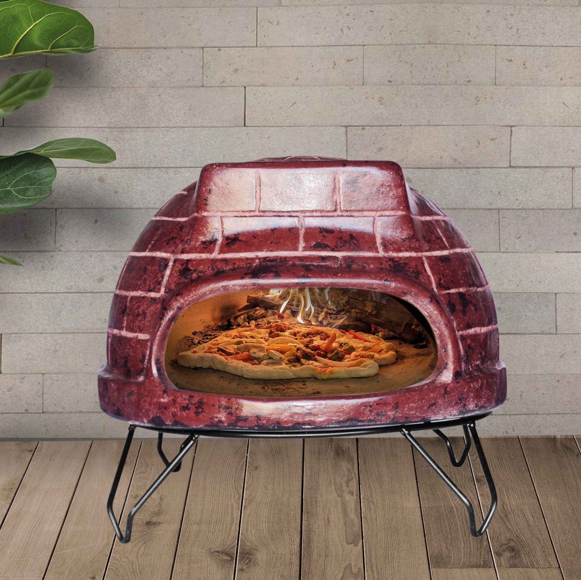 slide 2 of 2, Best Life Patio Brick Oven Wood-fired Outdoor Pizza Oven, 1 ct