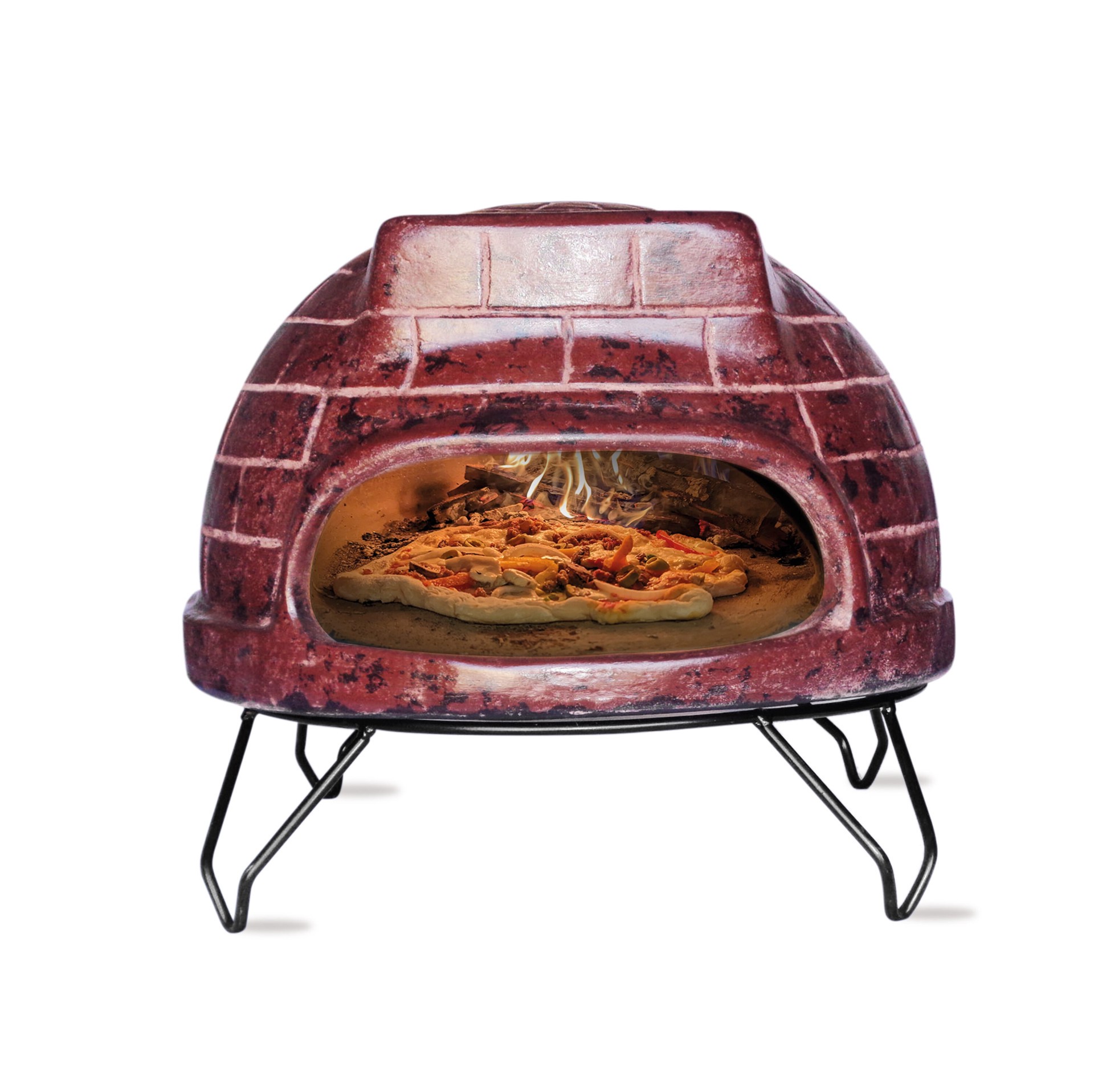 slide 1 of 2, Best Life Patio Brick Oven Wood-fired Outdoor Pizza Oven, 1 ct