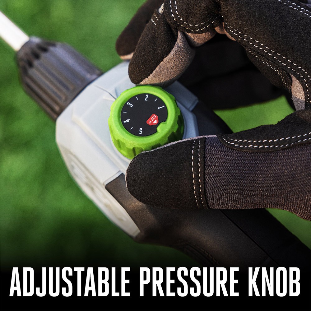 slide 4 of 6, EGO 4-Gallon 56-volt Battery Operated Rubber Hose Plastic Backpack Sprayer with Adjustable Spray Pattern Battery Not Included Charger Not Included, 1 ct