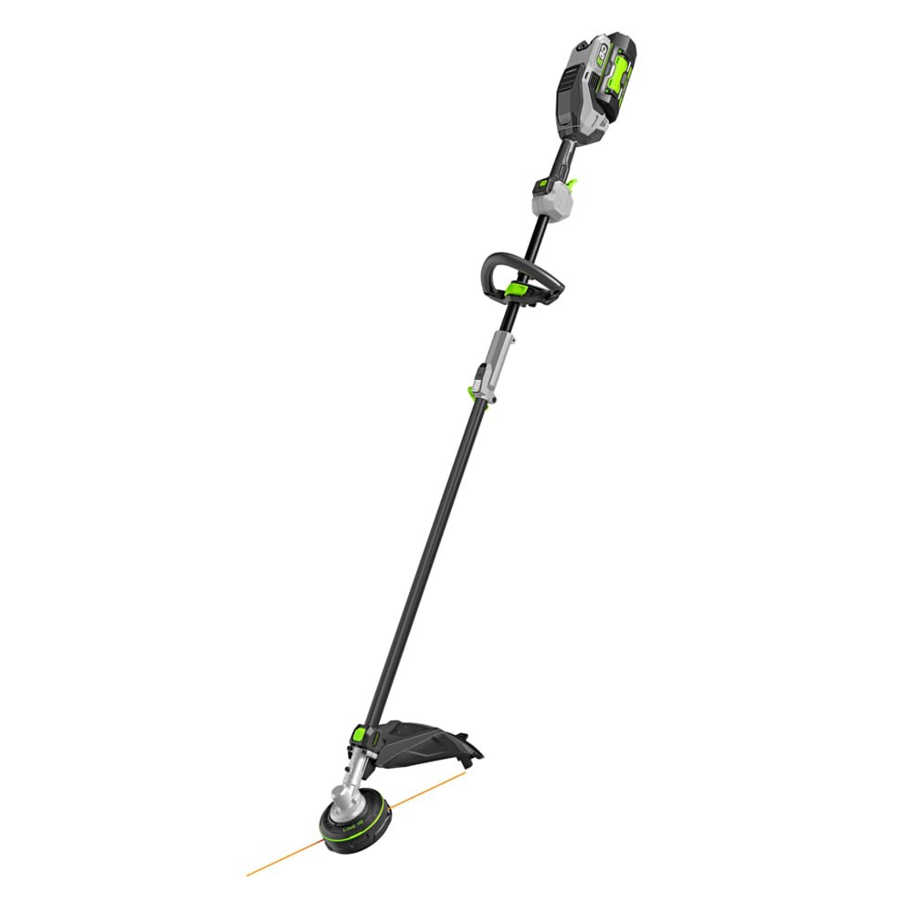 slide 1 of 6, EGO POWER+ Multi-Head System with LINE IQ, POWERLOAD 56-volt 17-in Straight Shaft Attachment Capable Battery String Trimmer 5 Ah (Battery Included) (Charger Included), 1 ct