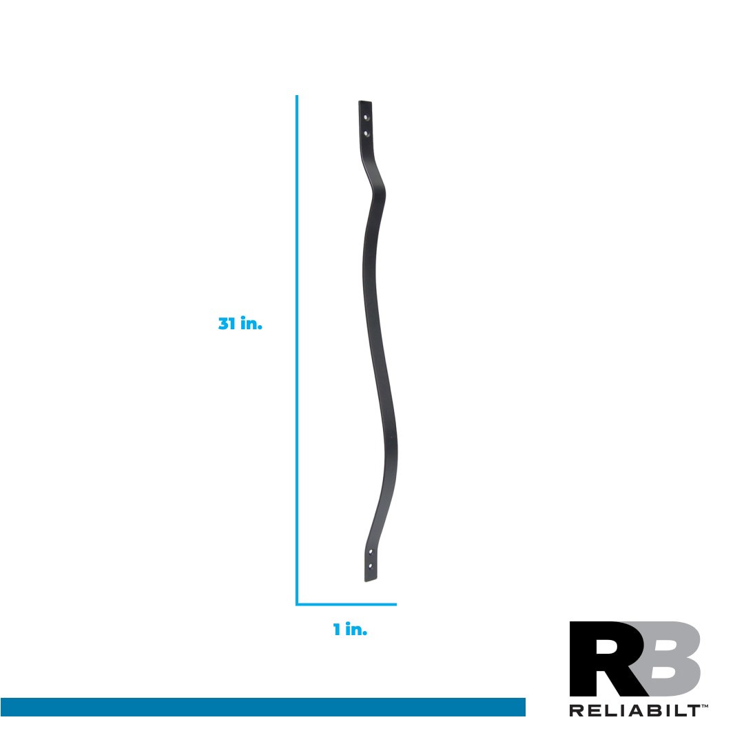 slide 2 of 6, RELIABILT 1-in x 31-in Black Sand Galvanized steel Turned Deck baluster 10 - Pack, 1 ct