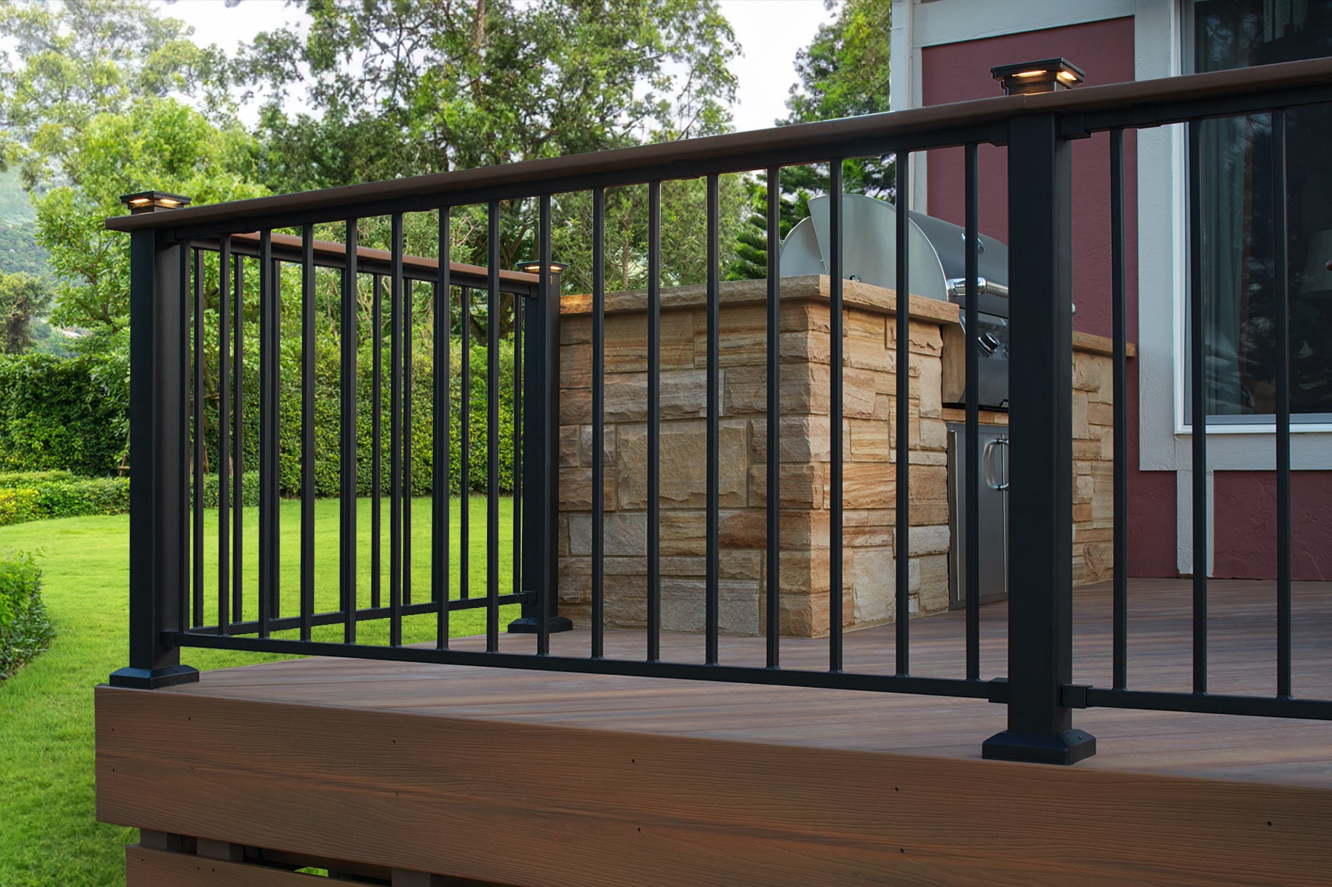 slide 6 of 6, RELIABILT Black Sand Steel Stair connector, 1 ct