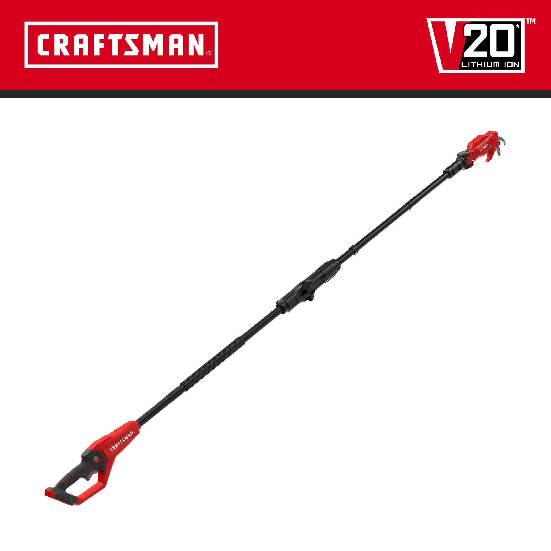 slide 2 of 6, CRAFTSMAN V20 8-ft Poly Pole Pruner, 1 ct
