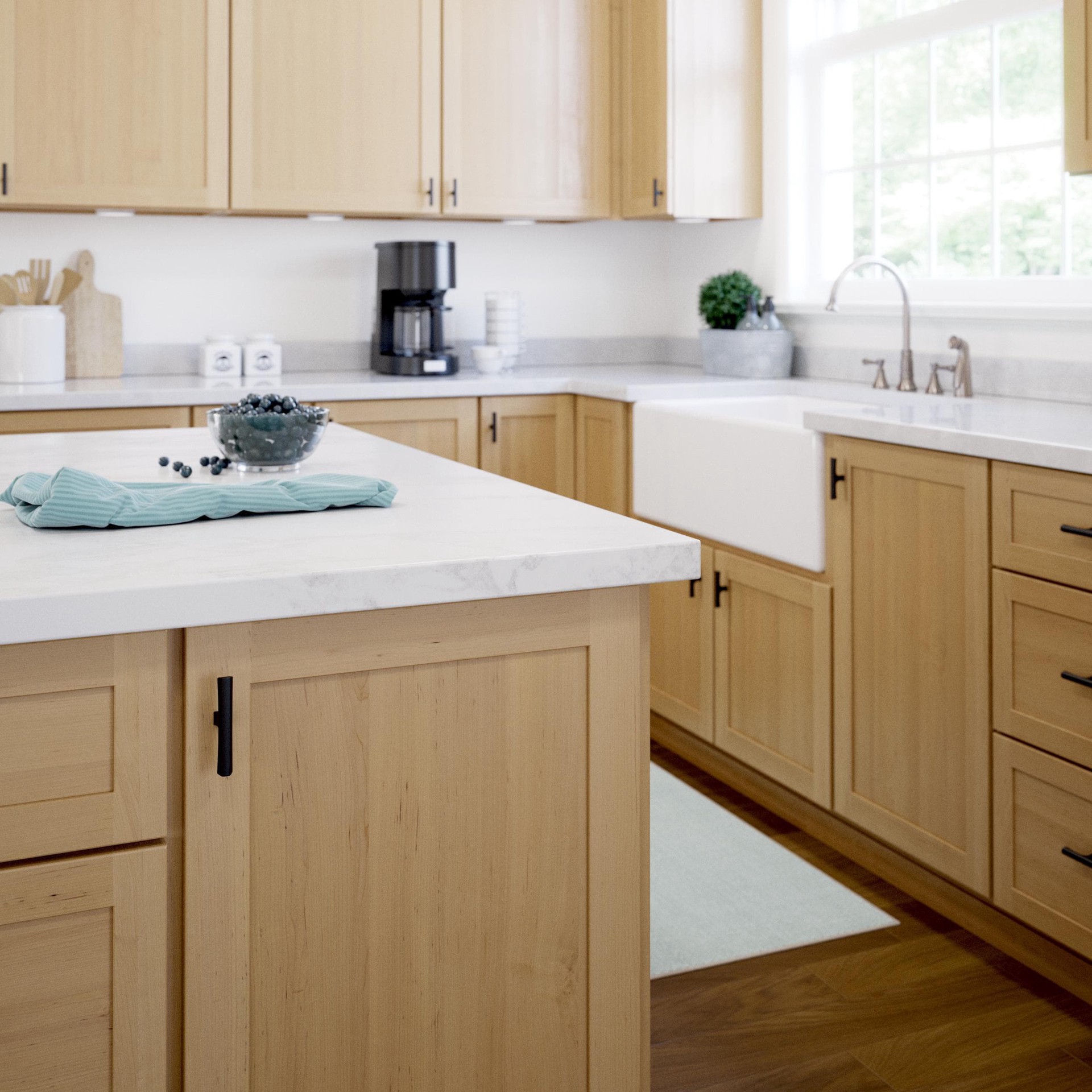 slide 5 of 6, Origin 21 Karena Matte Black Bar Classic Cabinet Knob, 1 ct