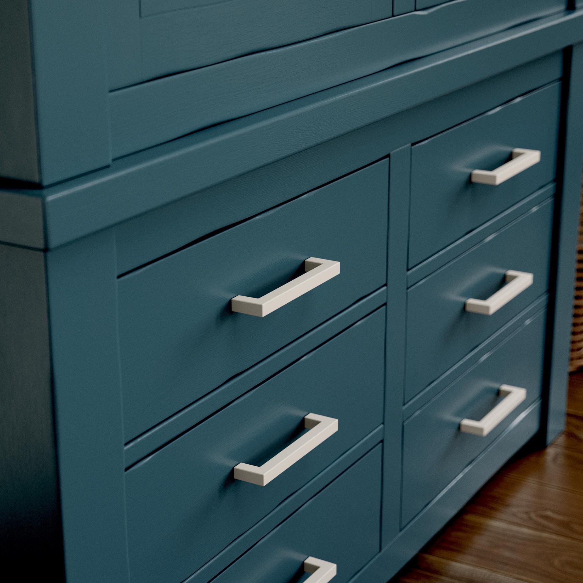 slide 2 of 6, Origin 21 Zoey 5-1/16-in , 128mm Center to Center Warm Gray Square Handle Drawer Pull, 1 ct