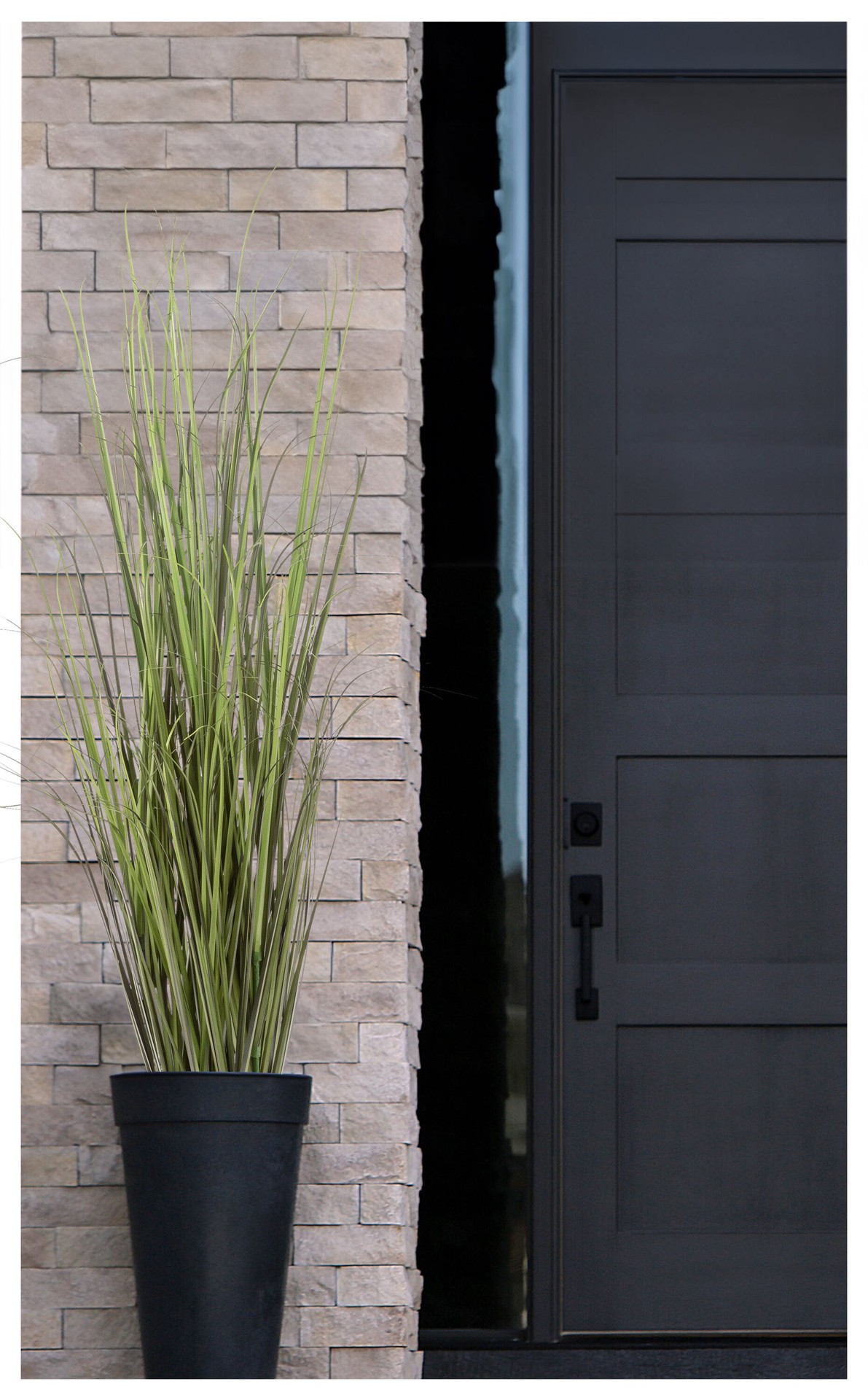 slide 5 of 5, naturae decor 47.2-in Green Indoor/Outdoor Floor Pampas Grass Artificial plant, 1 ct