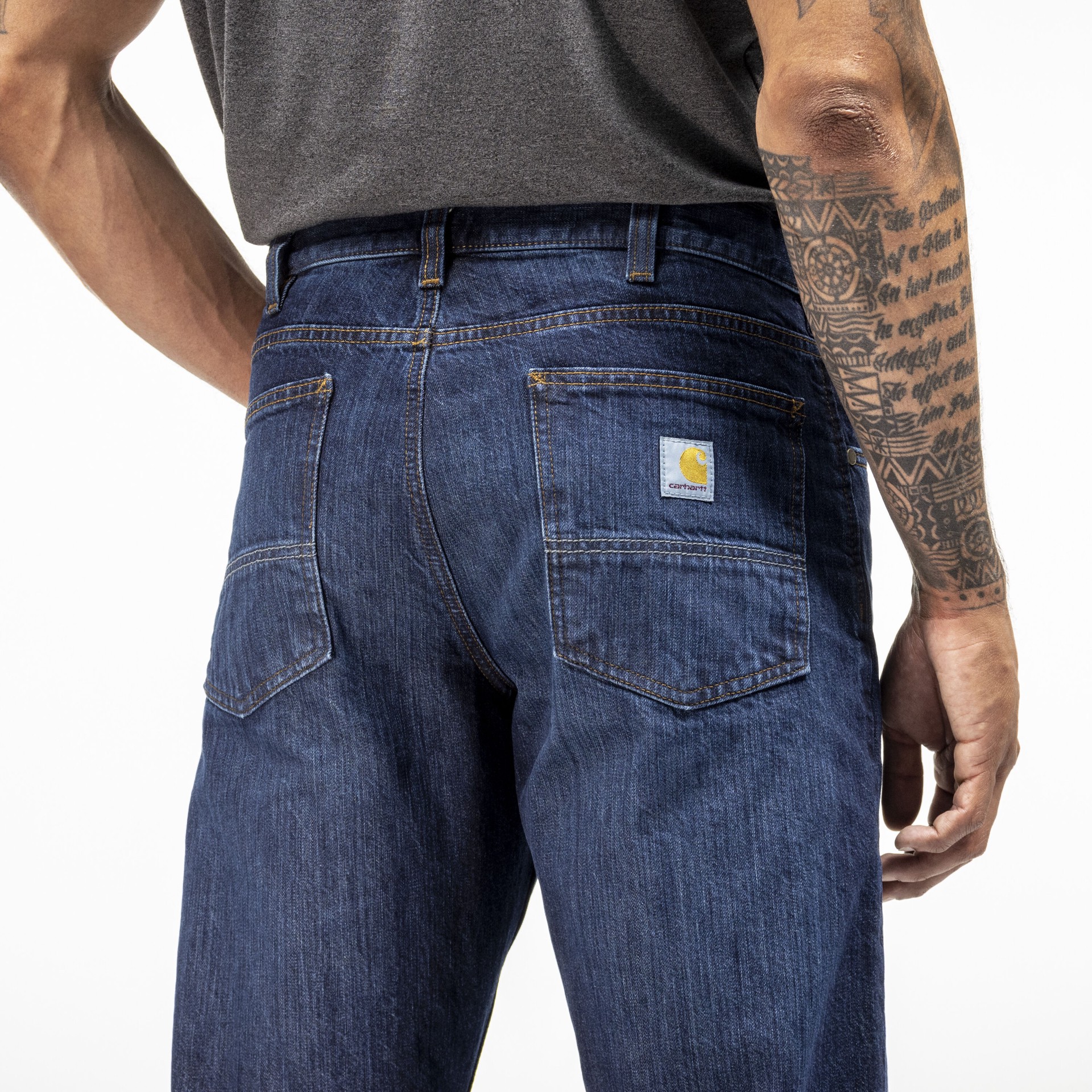 slide 6 of 6, Carhartt Men's Relaxed Fit Deep Creek Denim Work pants ( 32 x 30 ), 1 ct