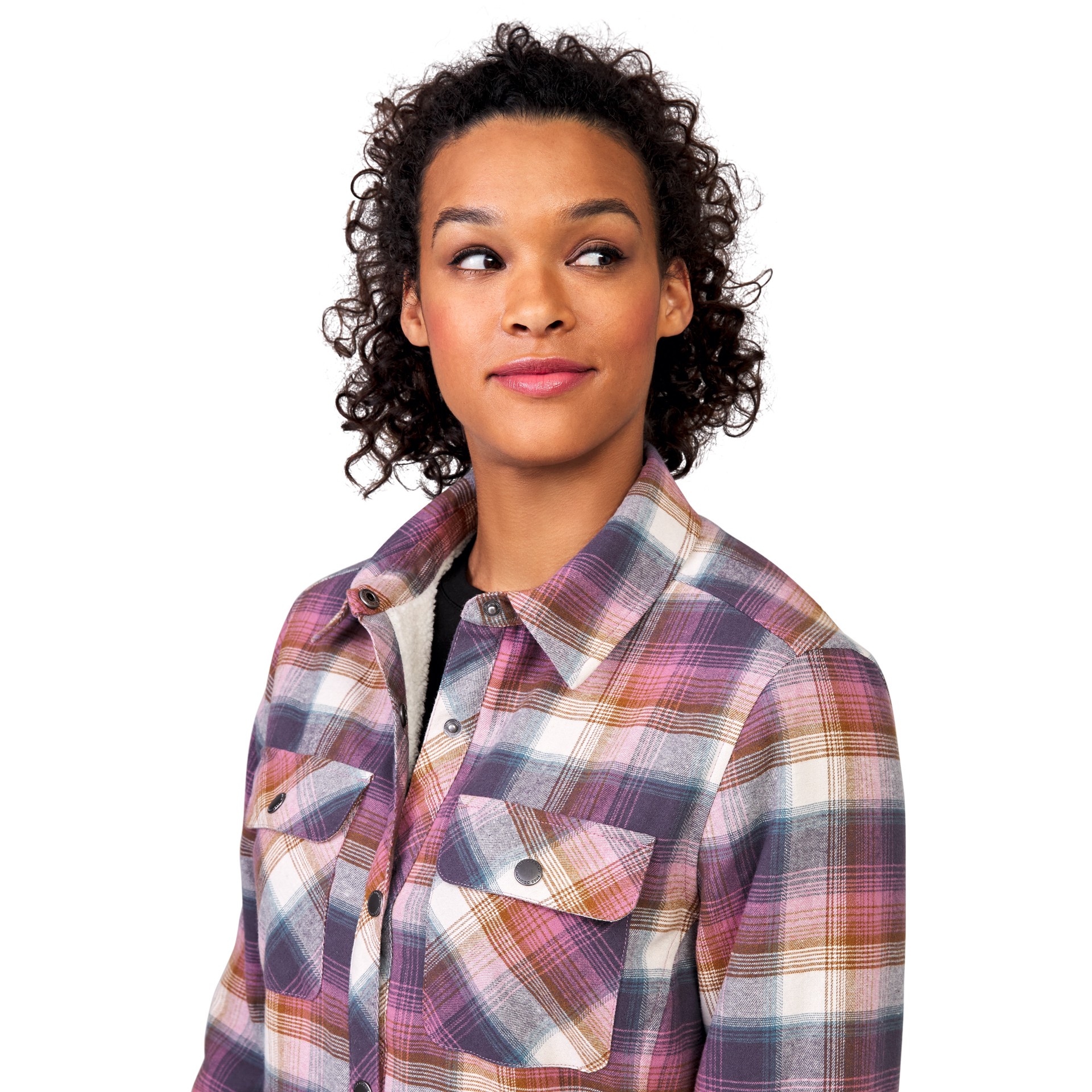 slide 3 of 6, Free Country Women's Driftwood Plaid Flannel Shirt jacket ( Large ), 1 ct