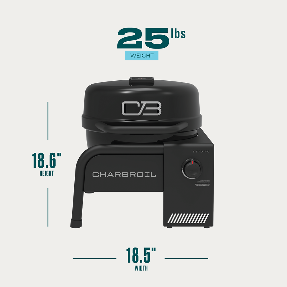 slide 5 of 6, Charbroil 180-Sq. in Black Portable Liquid propane Grill, 1 ct