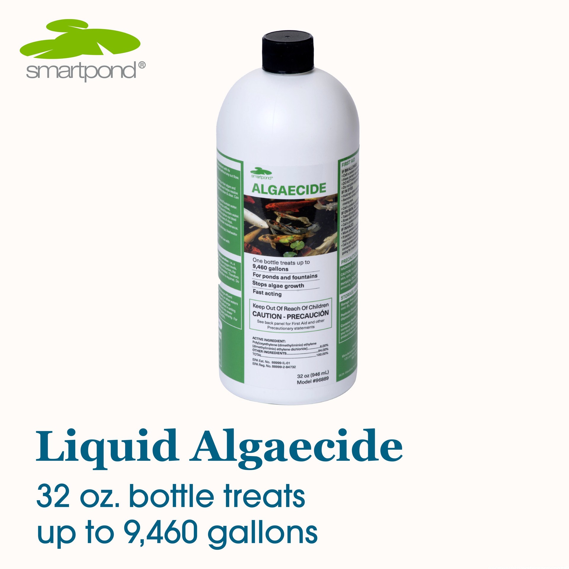 slide 2 of 6, smartpond Liquid Algaecide 32 Ounce(s), 1 ct