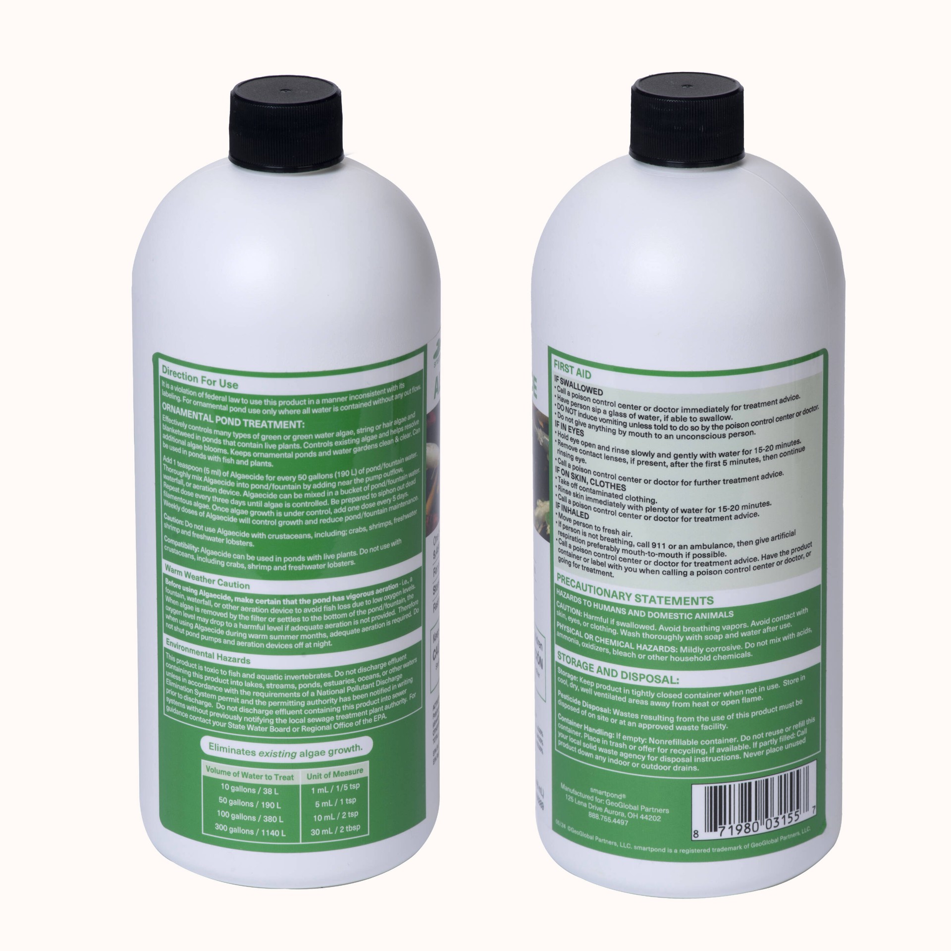 slide 5 of 6, smartpond Liquid Algaecide 32 Ounce(s), 1 ct