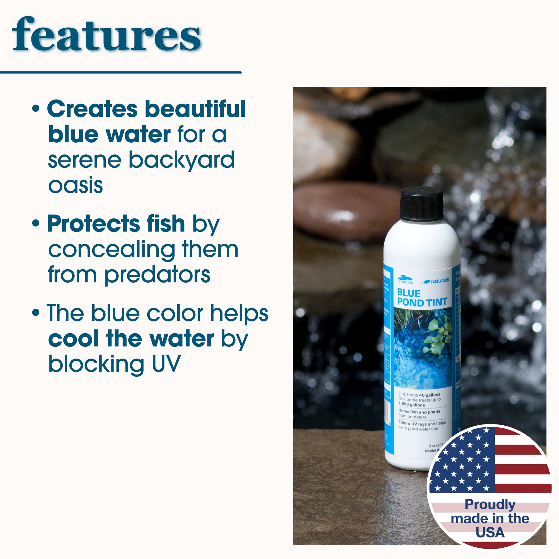 slide 3 of 6, smartpond Liquid Pond tint 8 Ounce(s), 1 ct