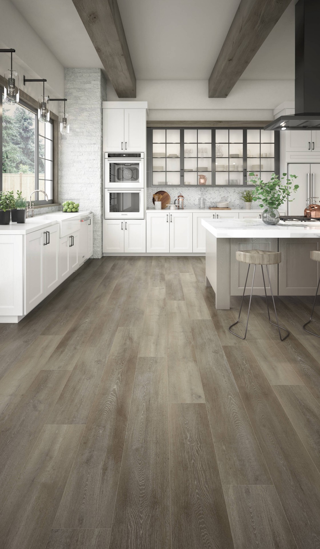 slide 3 of 6, STAINMASTER Onslow Oak 22-mil x 9-in W x 60-in L Waterproof Luxury Vinyl Plank Flooring ( 18.78-sq ft Carton ), 1 ct