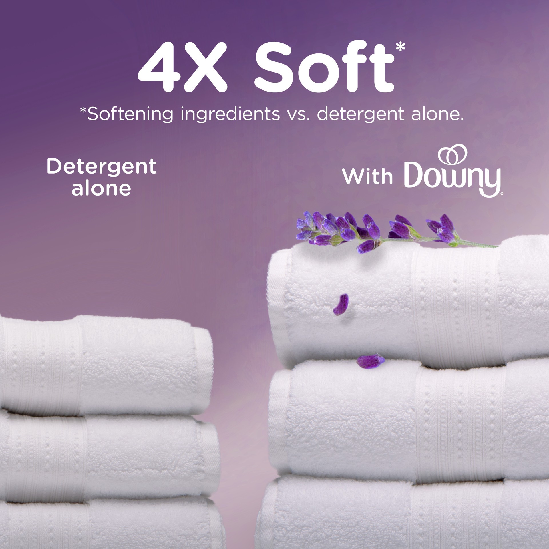 slide 3 of 6, Downy Ultra Soft + CALM Lavender and Vanilla Bean Fabric Softener Liquid 138 Loads 93 -fl oz, 1 ct