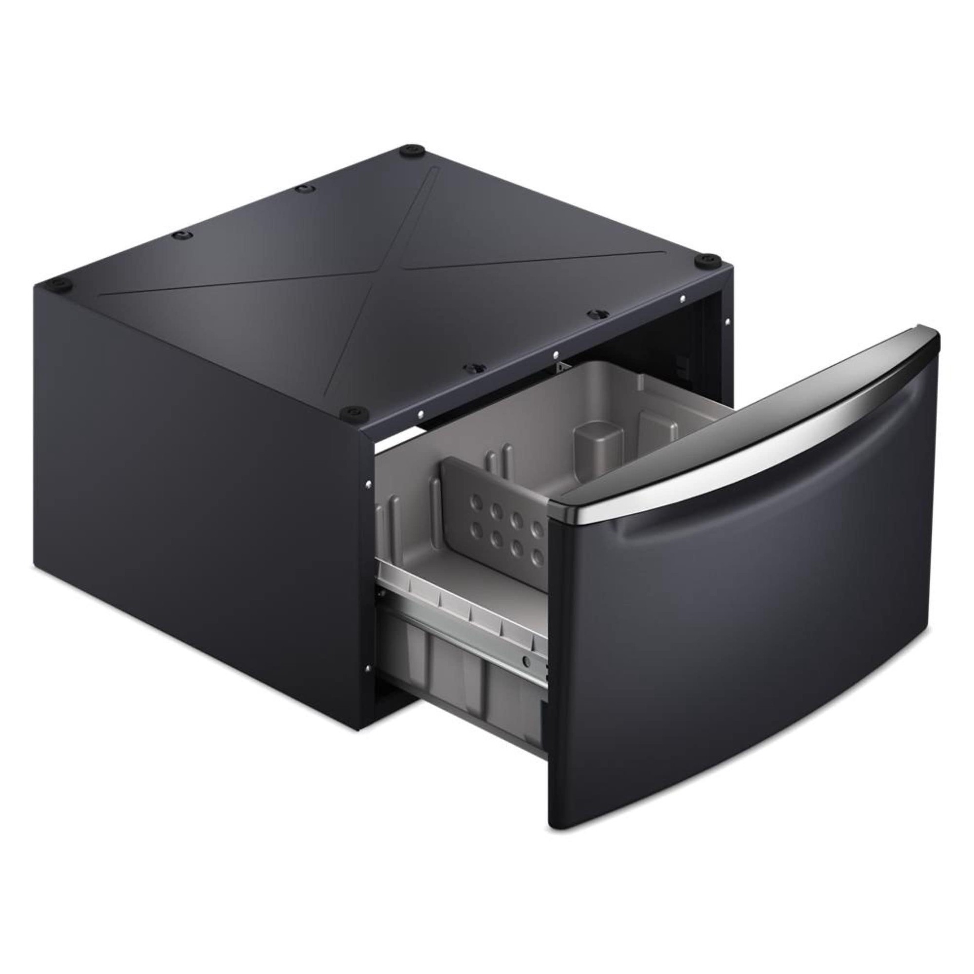 slide 2 of 6, Maytag Universal Laundry Pedestal ( Midnight Steel ) with Storage Drawer, 1 ct