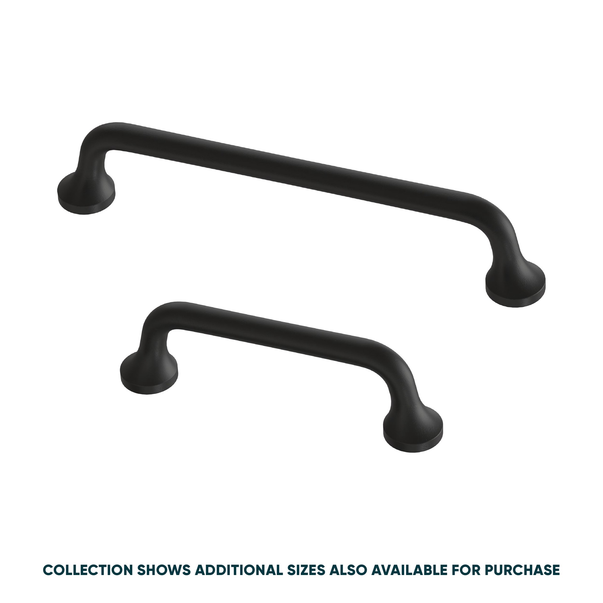 slide 3 of 6, Origin 21 Emma 5-1/16-in , 128mm Center to Center Matte Black Cylindrical Handle Drawer Pull, 1 ct