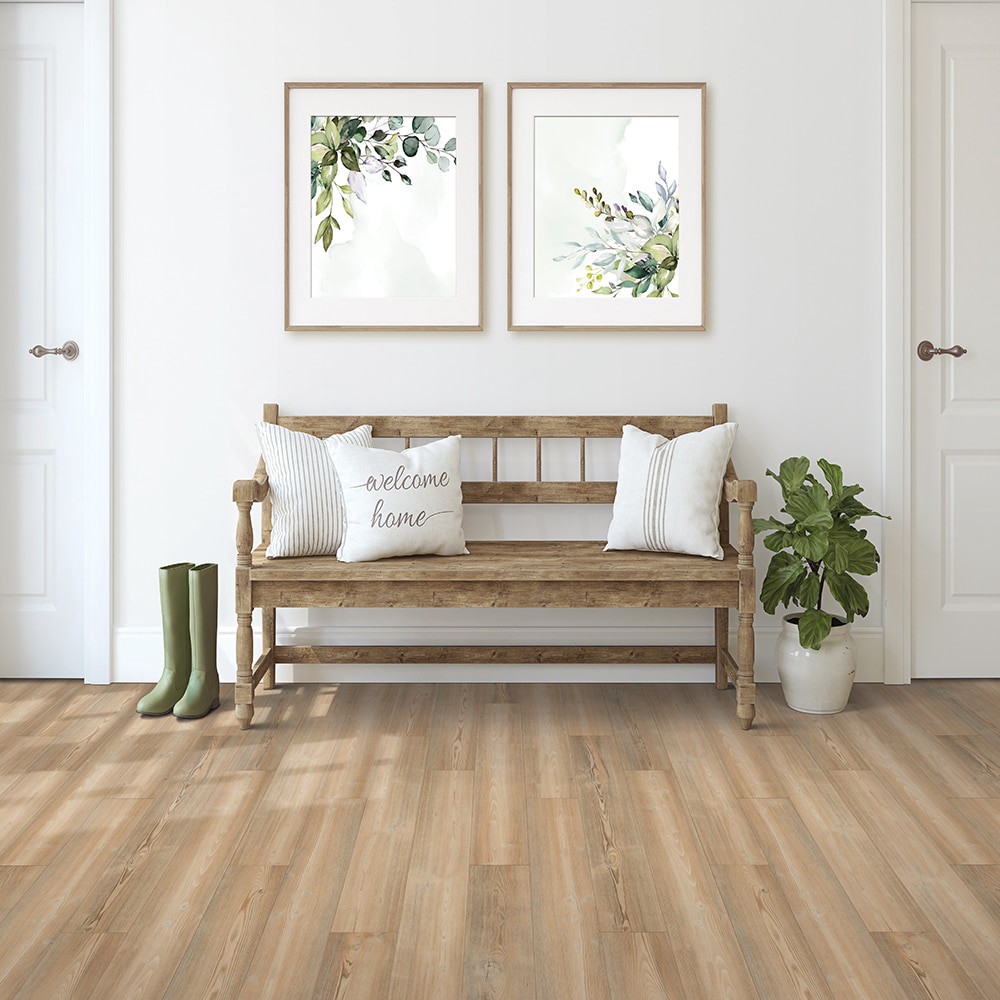 slide 3 of 6, STAINMASTER Elkton Pine 22-mil x 9-in W x 47-in L Waterproof Luxury Vinyl Plank Flooring ( 18.78-sq ft Carton ), 1 ct