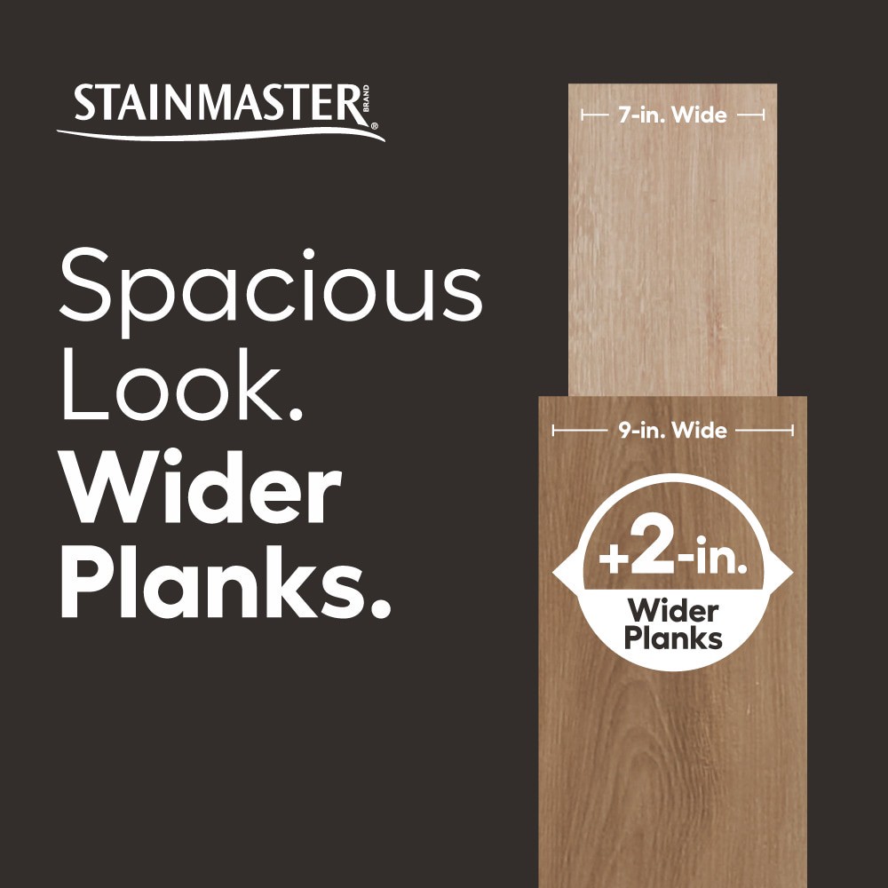 slide 5 of 6, STAINMASTER Northport Oak 22-mil x 9-in W x 47-in L Waterproof Luxury Vinyl Plank Flooring ( 18.78-sq ft Carton ), 1 ct