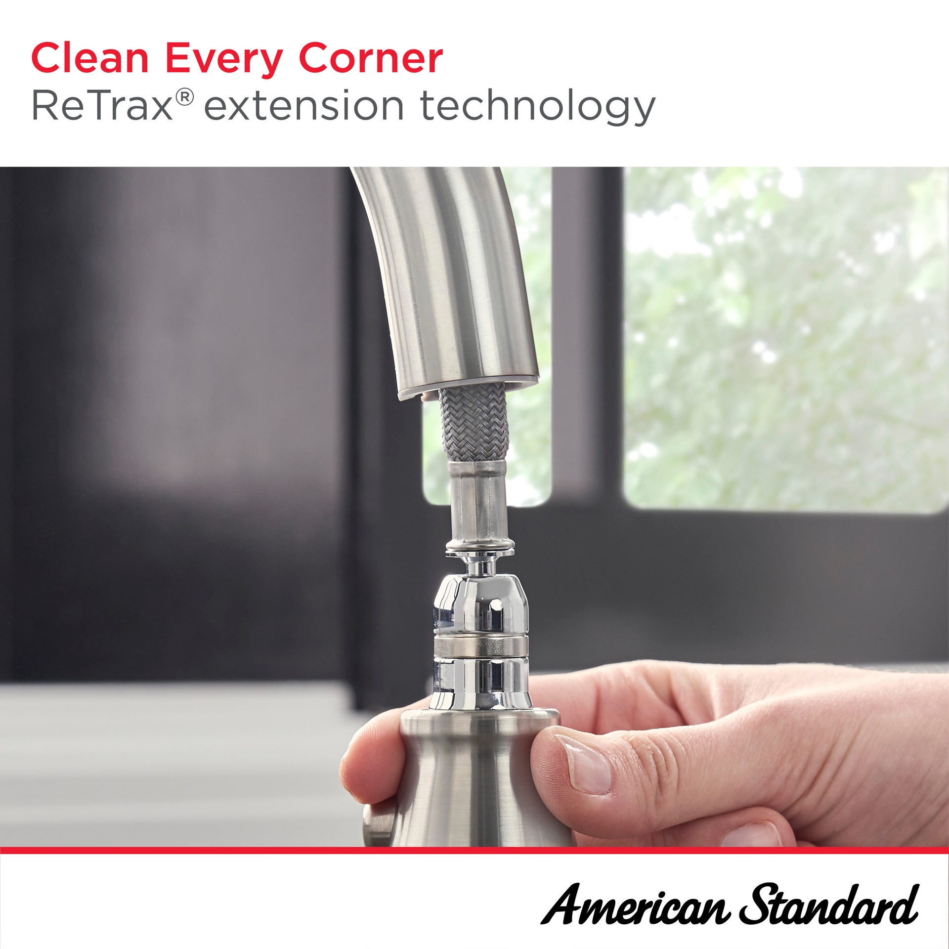 slide 6 of 6, American Standard Southport Stainless Steel Single Handle Deck-mount Pull-down Kitchen Faucet with Sprayer (Includes Deck Plate), 1 ct