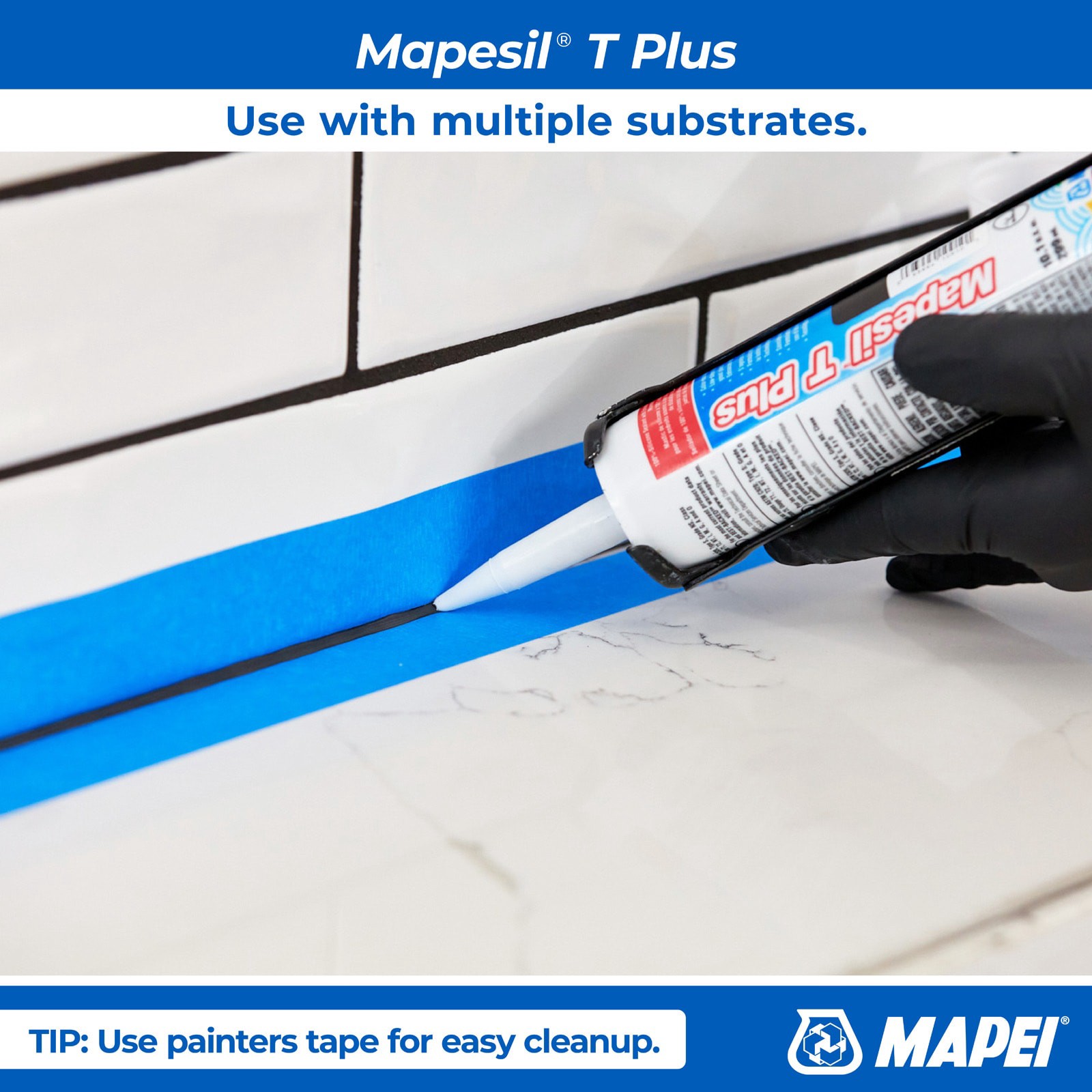 slide 2 of 6, MAPEI Mapesil T Plus 10.1-oz Tile and Grout Pale Umber #5044 Silicone Caulk, 1 ct