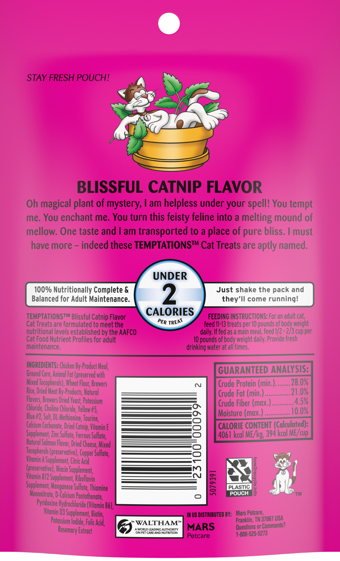 slide 4 of 5, Whiskas Snacks for Cat Catnip Flavor 3 Ounce(s), 1 ct