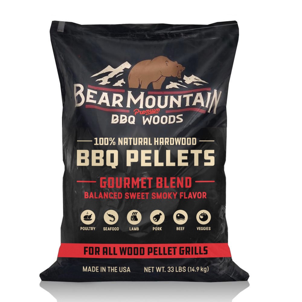 slide 1 of 1, Bear Mountain BBQ Gourmet 33-lb Wood Pellets, 1 ct