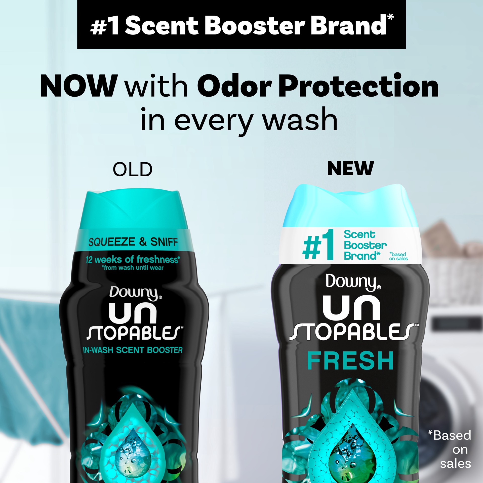 slide 5 of 6, Downy Unstopables Beads Fresh Scent Booster 30.1-oz, 1 ct