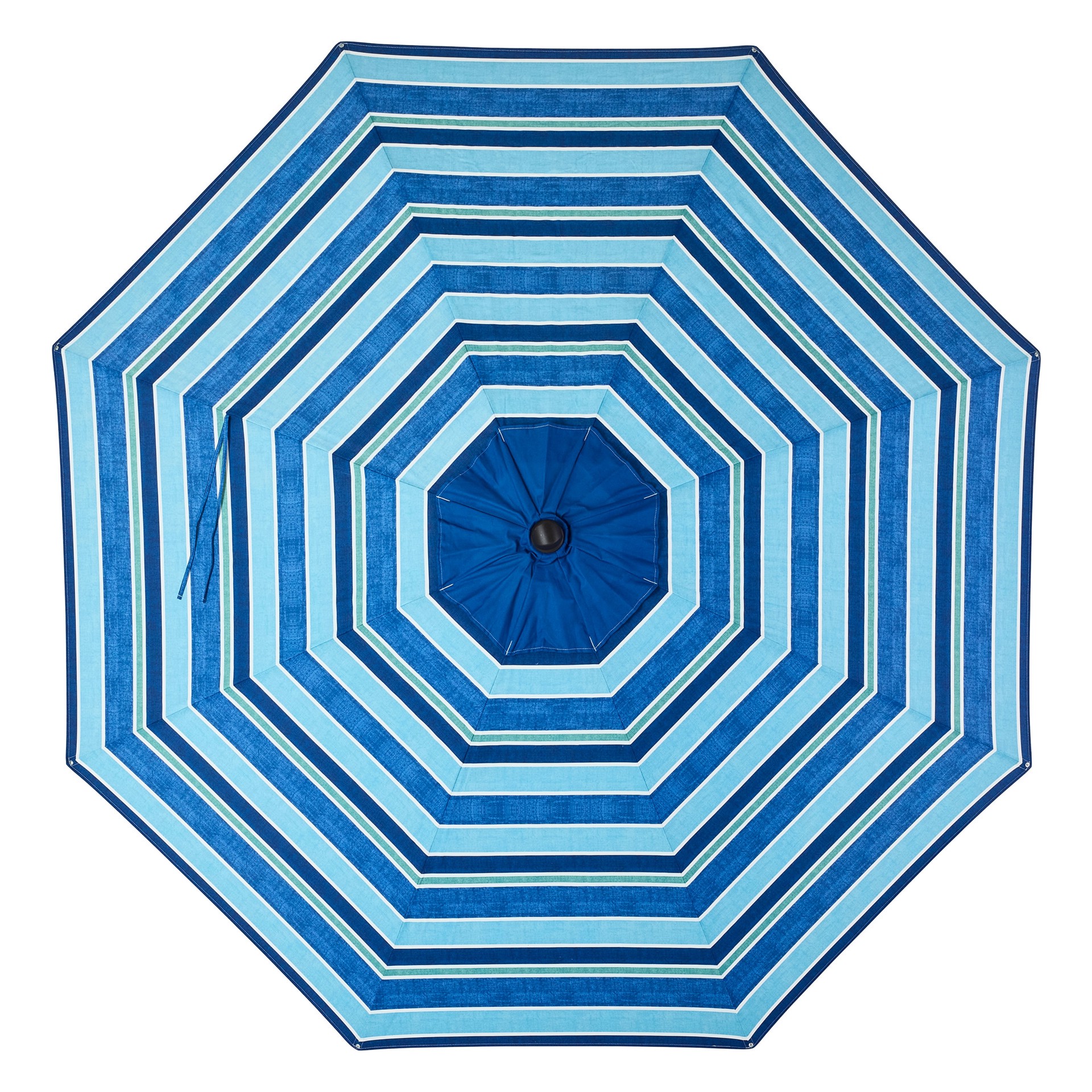slide 5 of 6, allen + roth 9-ft Aluminum Blue Auto-tilt Market Patio Umbrella, 1 ct