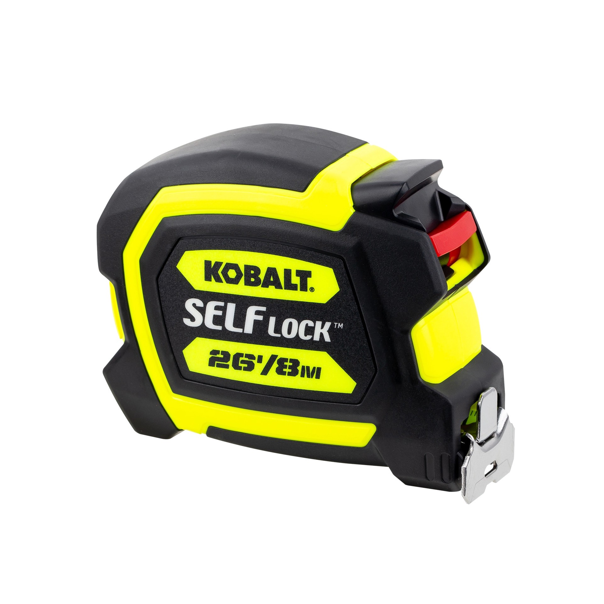 slide 3 of 6, Kobalt Self Lock 26-ft Auto Lock Tape Measure, 1 ct