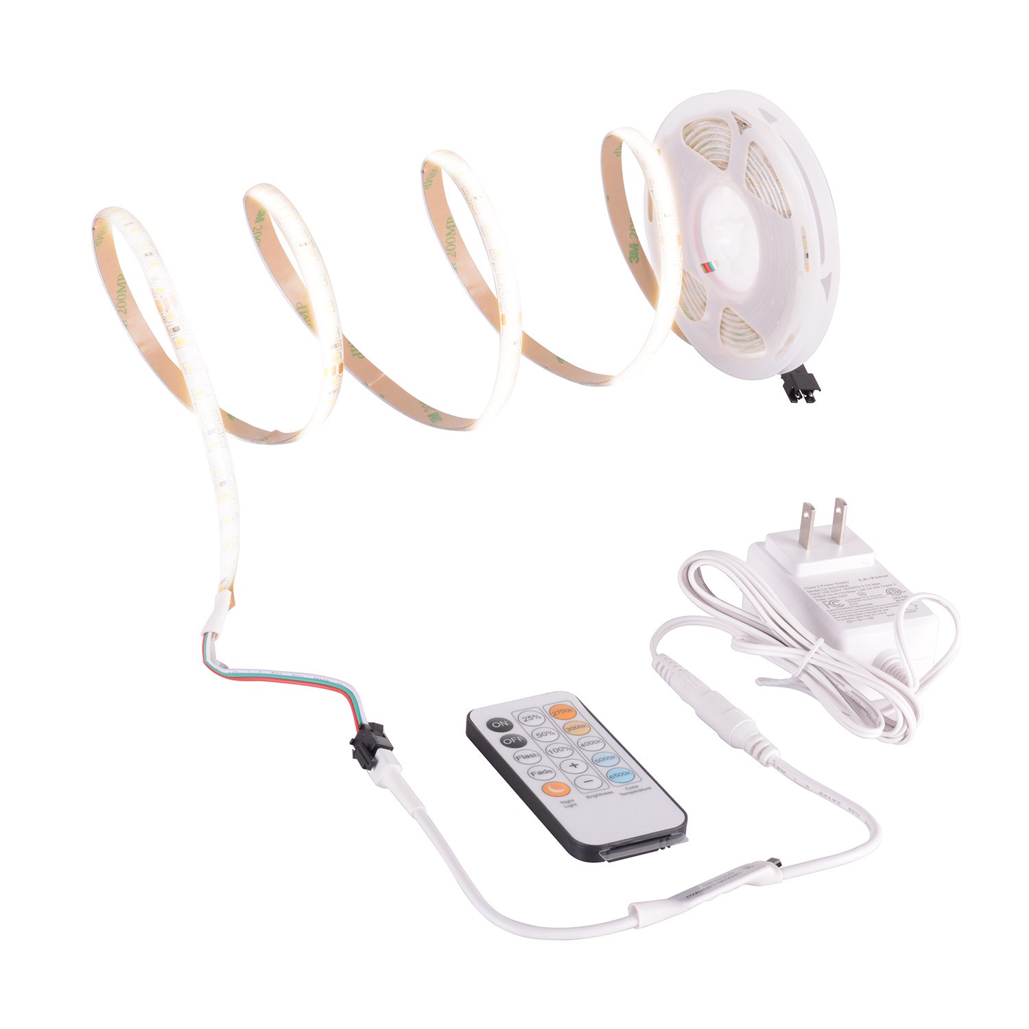 slide 1 of 6, Utilitech Indoor 8.0-ft LED Switchable White Strip Light, 1 ct