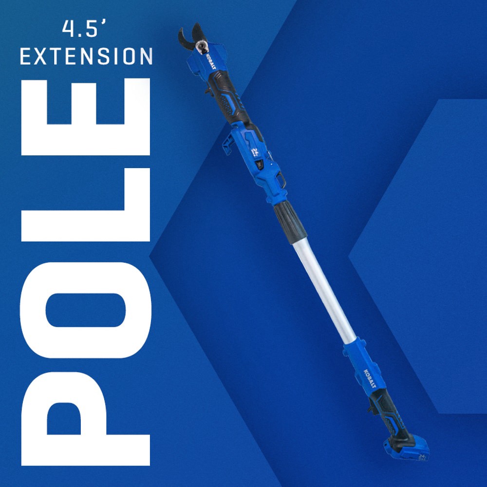 slide 4 of 6, Kobalt 24-volt 4.5-ft Steel Pole Pruner, 1 ct