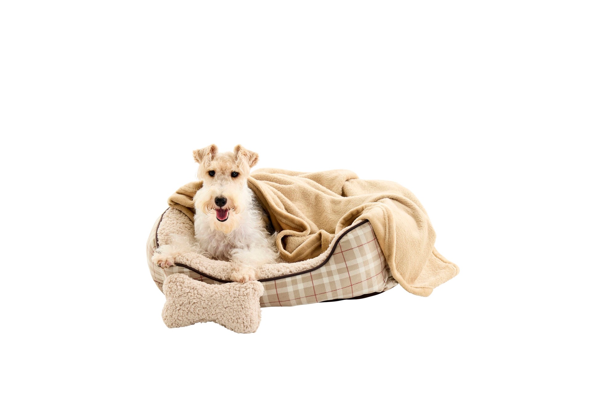 slide 6 of 6, Style Selections Rectangular Tan Polyester Bolster ( Medium ), 1 ct