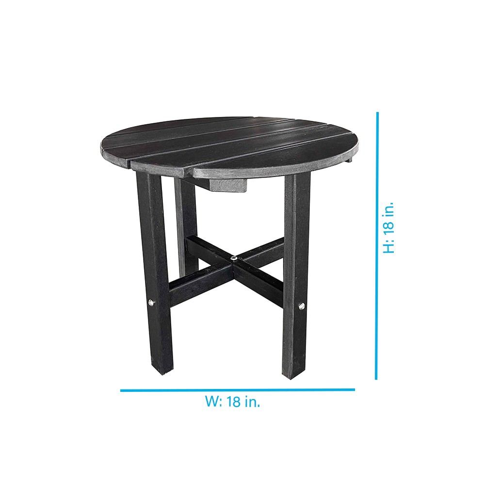slide 3 of 6, Style Selections Round Outdoor Balcony 18-in W x 18-in L, 1 ct
