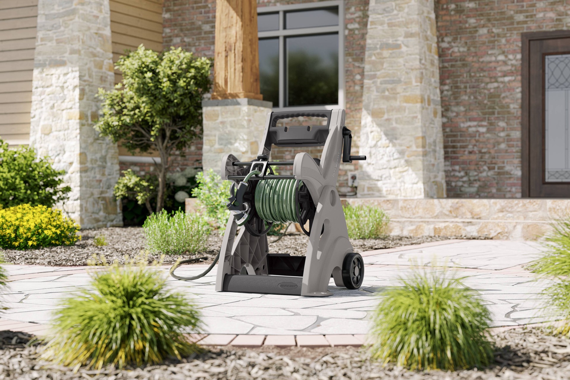 slide 2 of 6, Suncast 225 Ft. Hosemobile Plastic 225-ft Cart Hose Reel, 1 ct