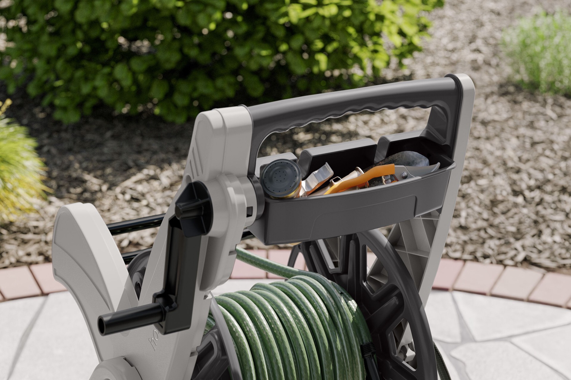slide 4 of 6, Suncast 225 Ft. Hosemobile Plastic 225-ft Cart Hose Reel, 1 ct