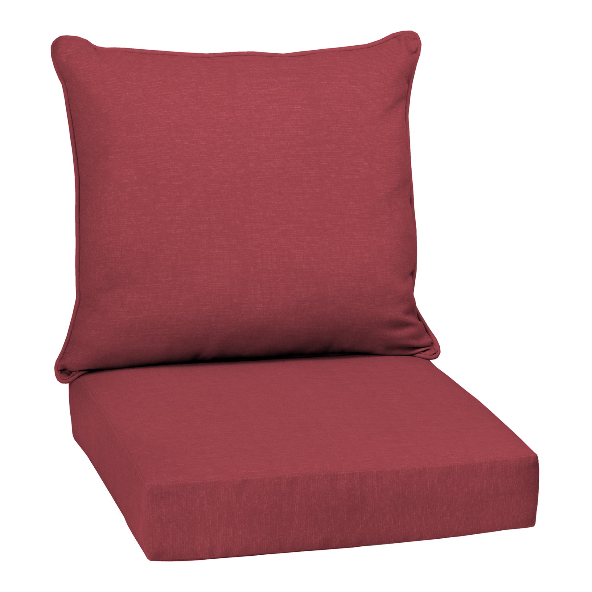 slide 6 of 6, Style Selections 24-in x 24-in Samaria Geo Diamond Deep seat patio chair cushion, 1 ct