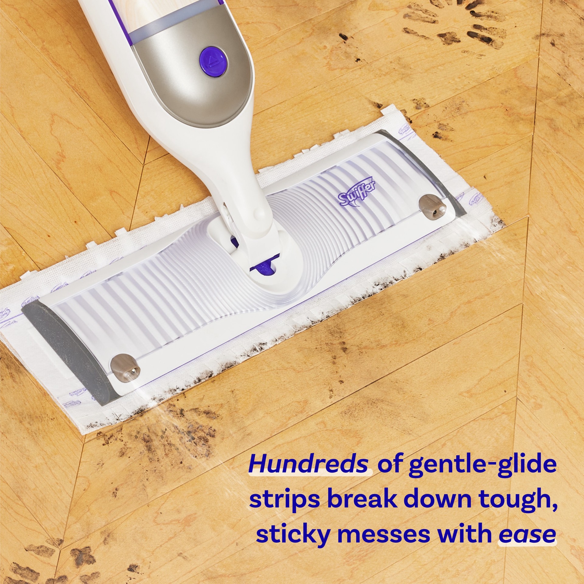 slide 5 of 6, Swiffer Power Mop WOOD Cellulose fiber/polypropylene Refill 8 -Pack, 1 ct
