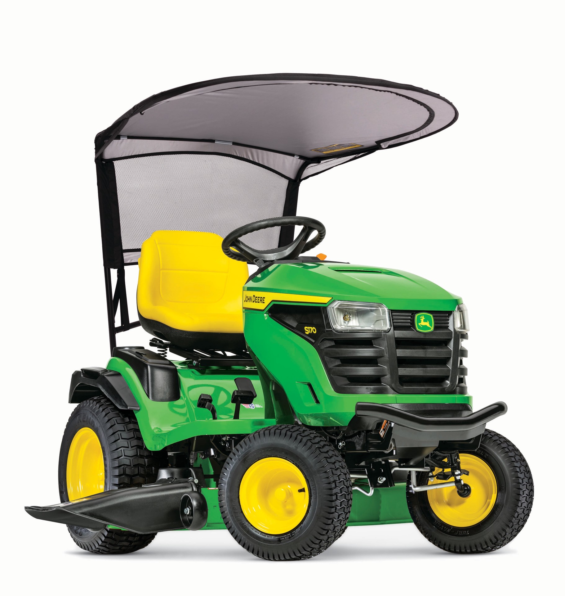 slide 2 of 6, John Deere Black Polyester/Steel Riding Lawn Mower Canopy, 1 ct