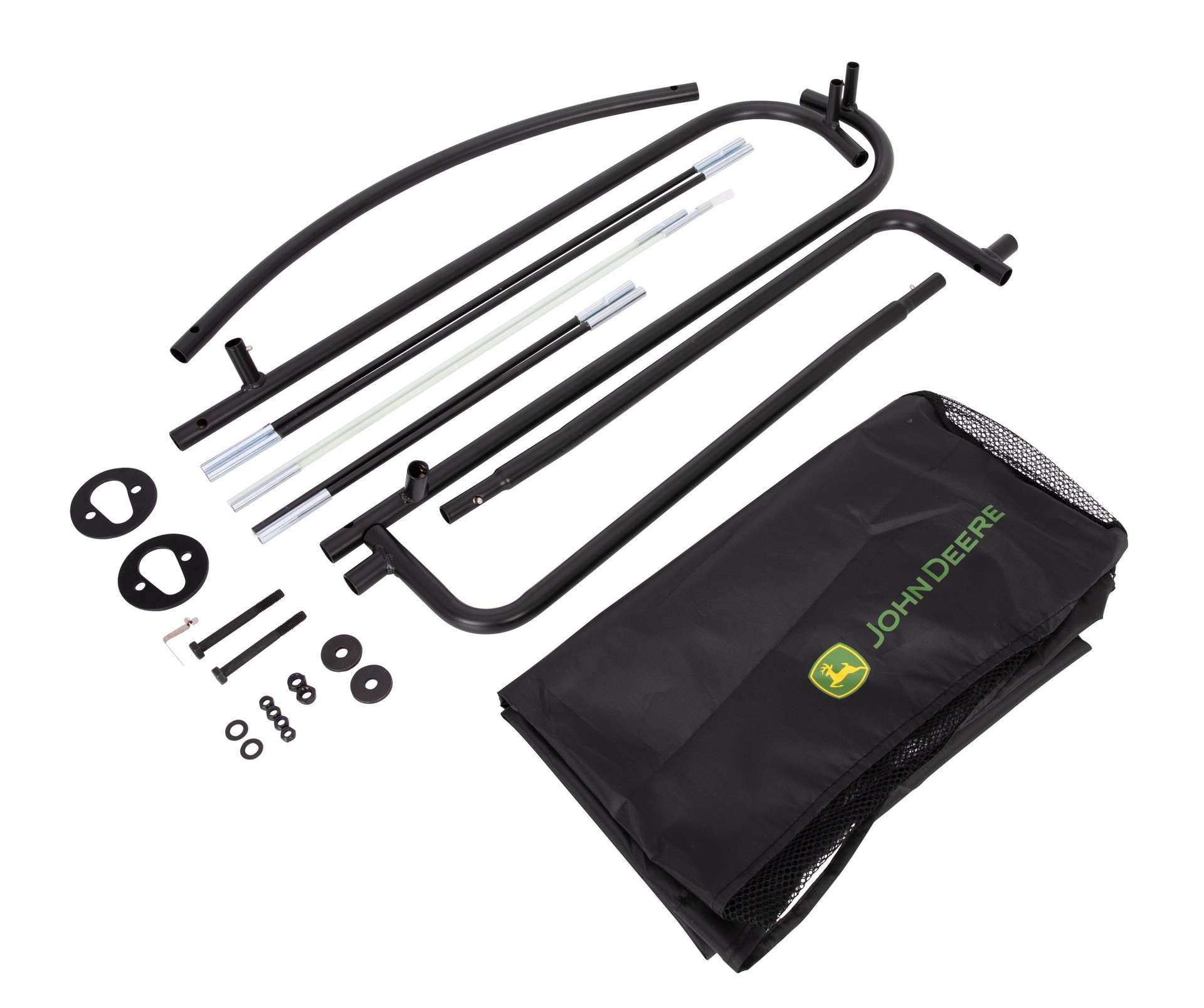 slide 3 of 6, John Deere Black Polyester/Steel Riding Lawn Mower Canopy, 1 ct