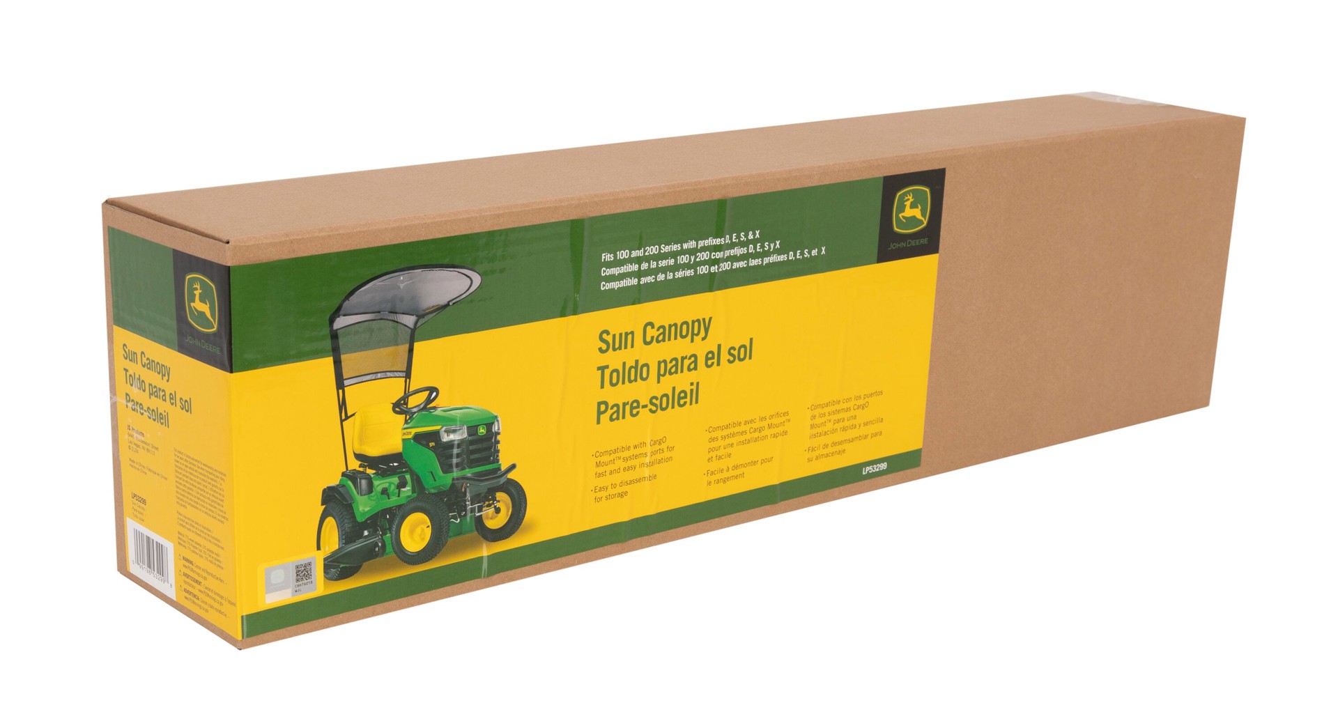 slide 6 of 6, John Deere Black Polyester/Steel Riding Lawn Mower Canopy, 1 ct