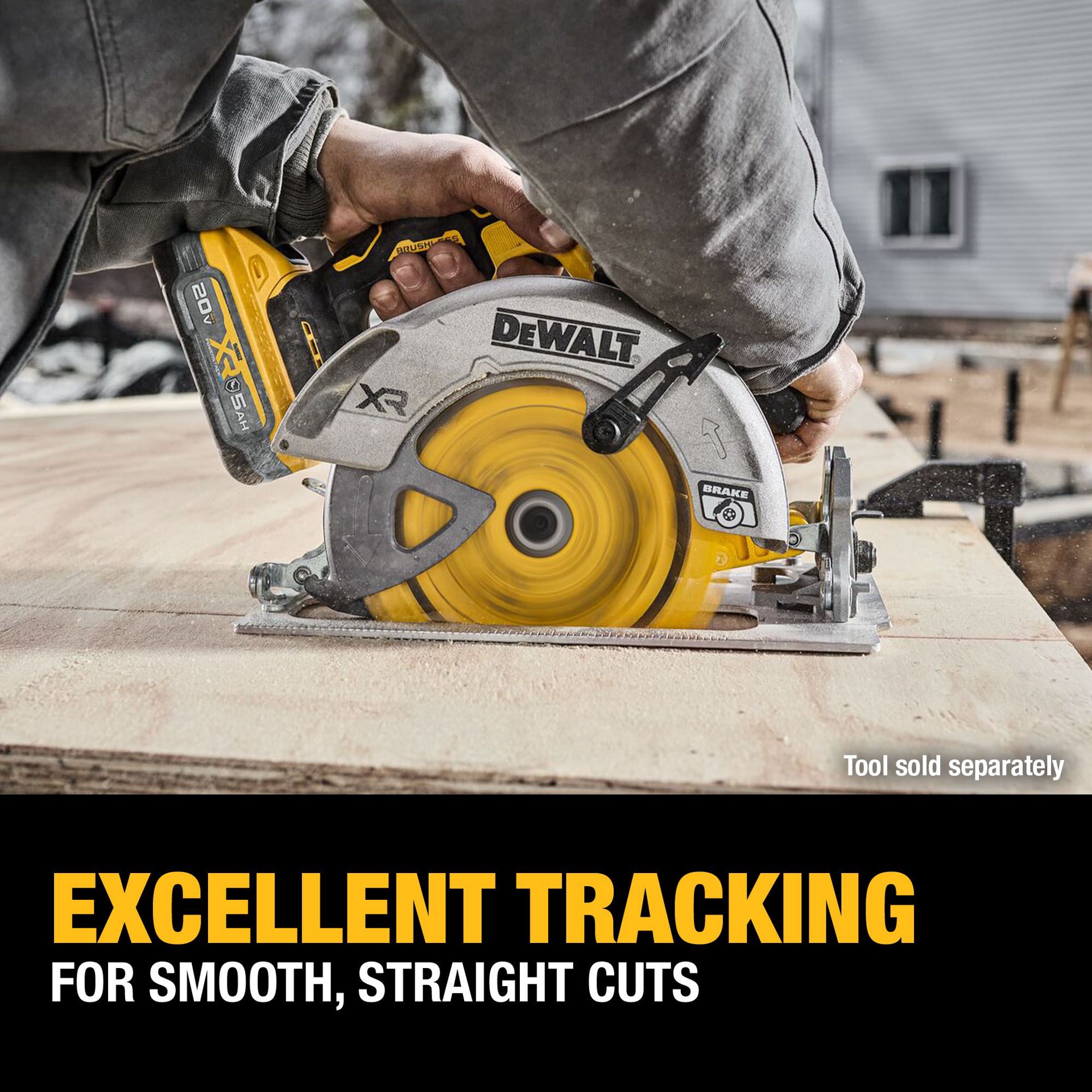 slide 6 of 6, DEWALT 6-1/2-in 40 -Tooth Fine Finish Tungsten carbide-tipped steel Circular saw blade Individual, 1 ct