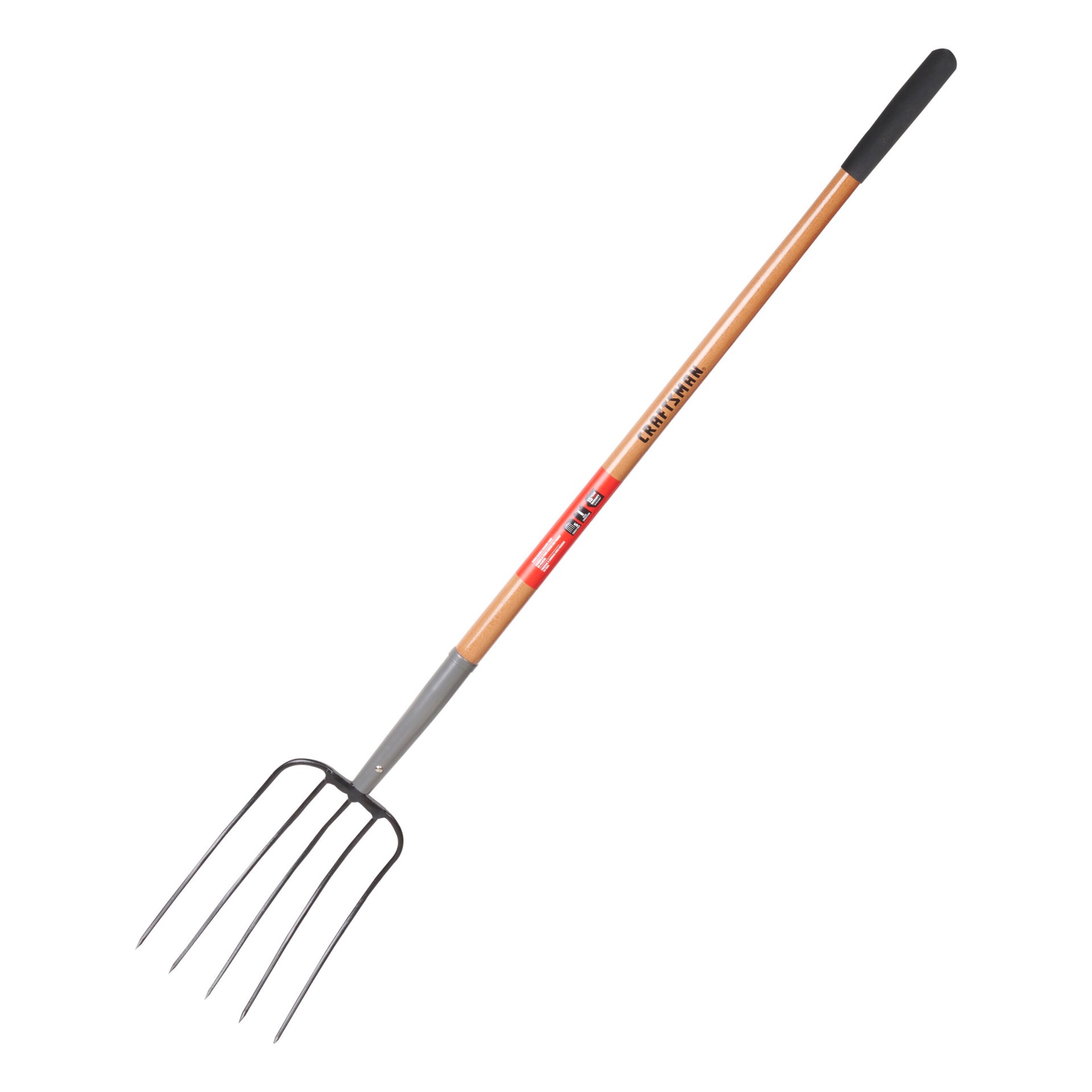 slide 5 of 6, CRAFTSMAN 48 L Wood -Handle Steel Manure fork, 1 ct