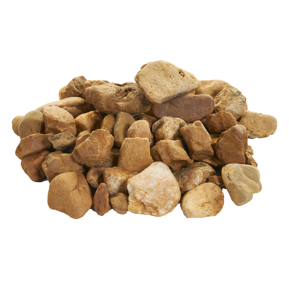 slide 1 of 1, EARTHESSENTIALS BY QUIKRETE Pond 0.5-cu ft 50-lb Multiple Colors/Finishes Pebbles, 1 ct