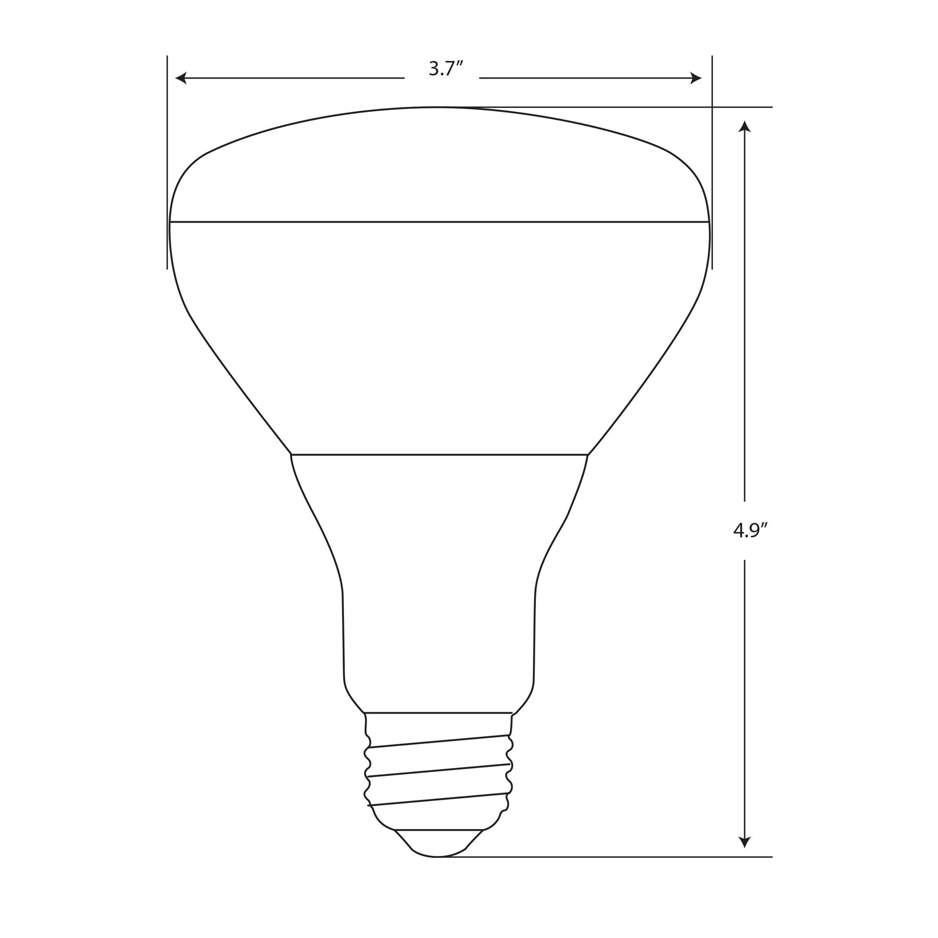 slide 3 of 5, Feit Electric LED Non-Dimmable 65 -Watt EQ BR30 Daylight Screw bases LED Spot Flood Light Bulb 3 -Pack, 1 ct