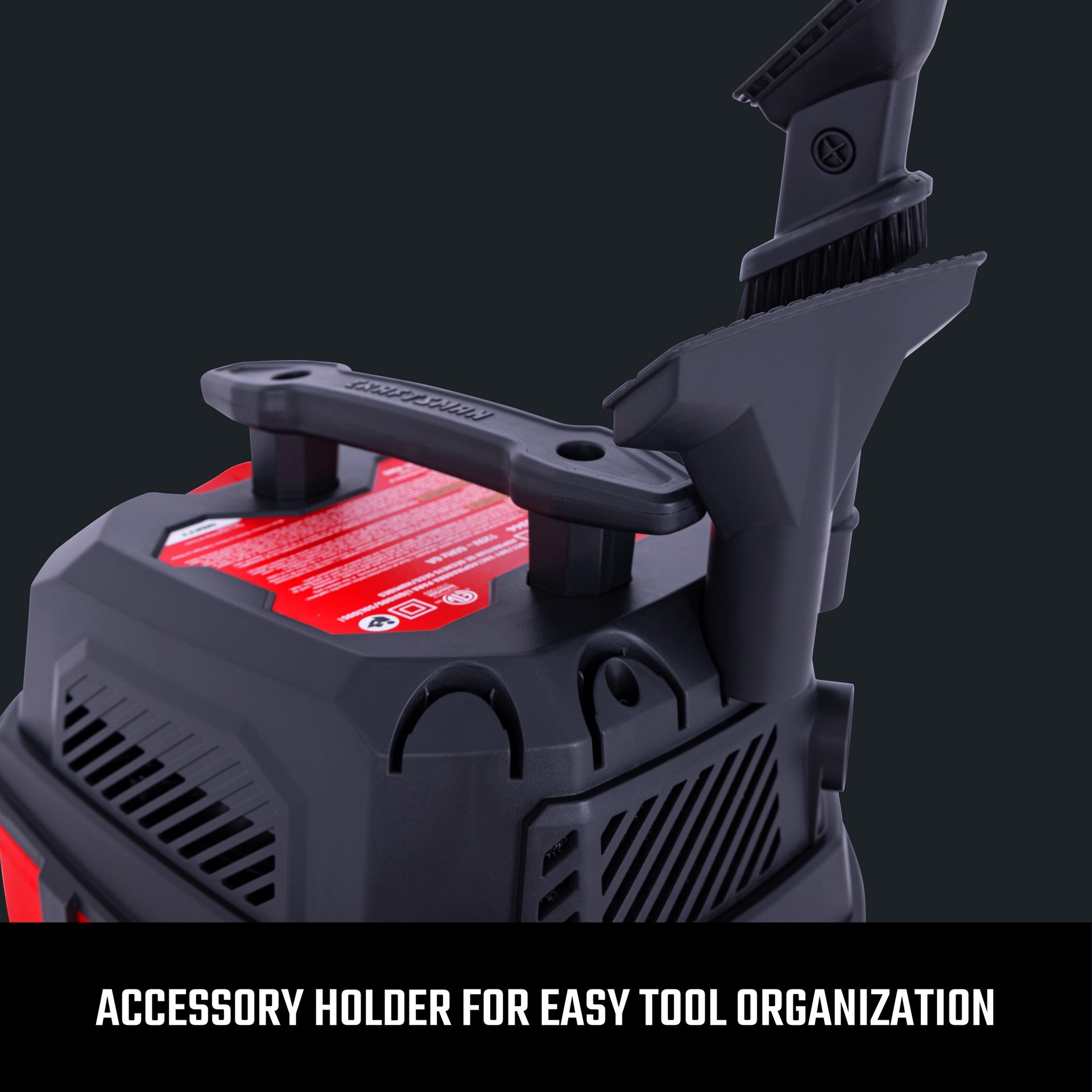 slide 4 of 6, CRAFTSMAN 3-Gallon 3 HP Corded Wet/Dry Shop Vacuum with Accessories Included, 1 ct